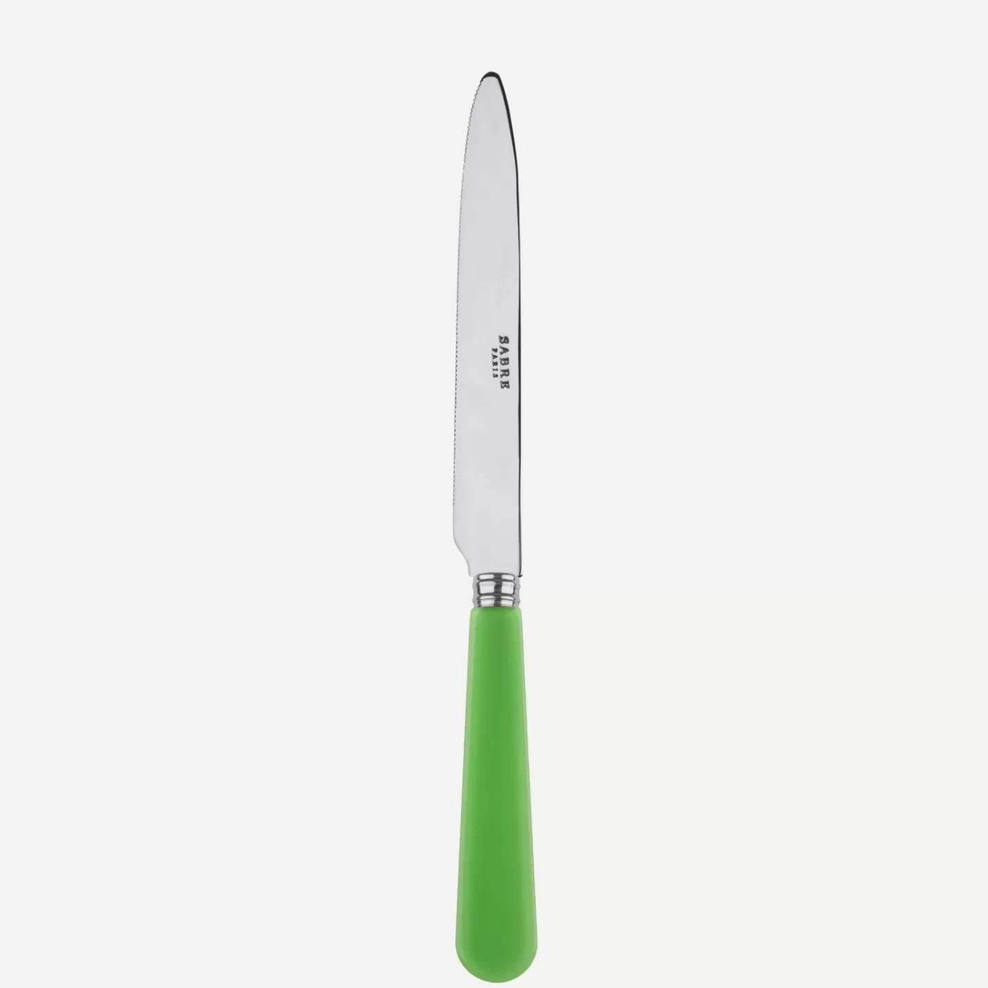 Sabre Paris Serrated Dinner Knife Blade>Duo, Garden green