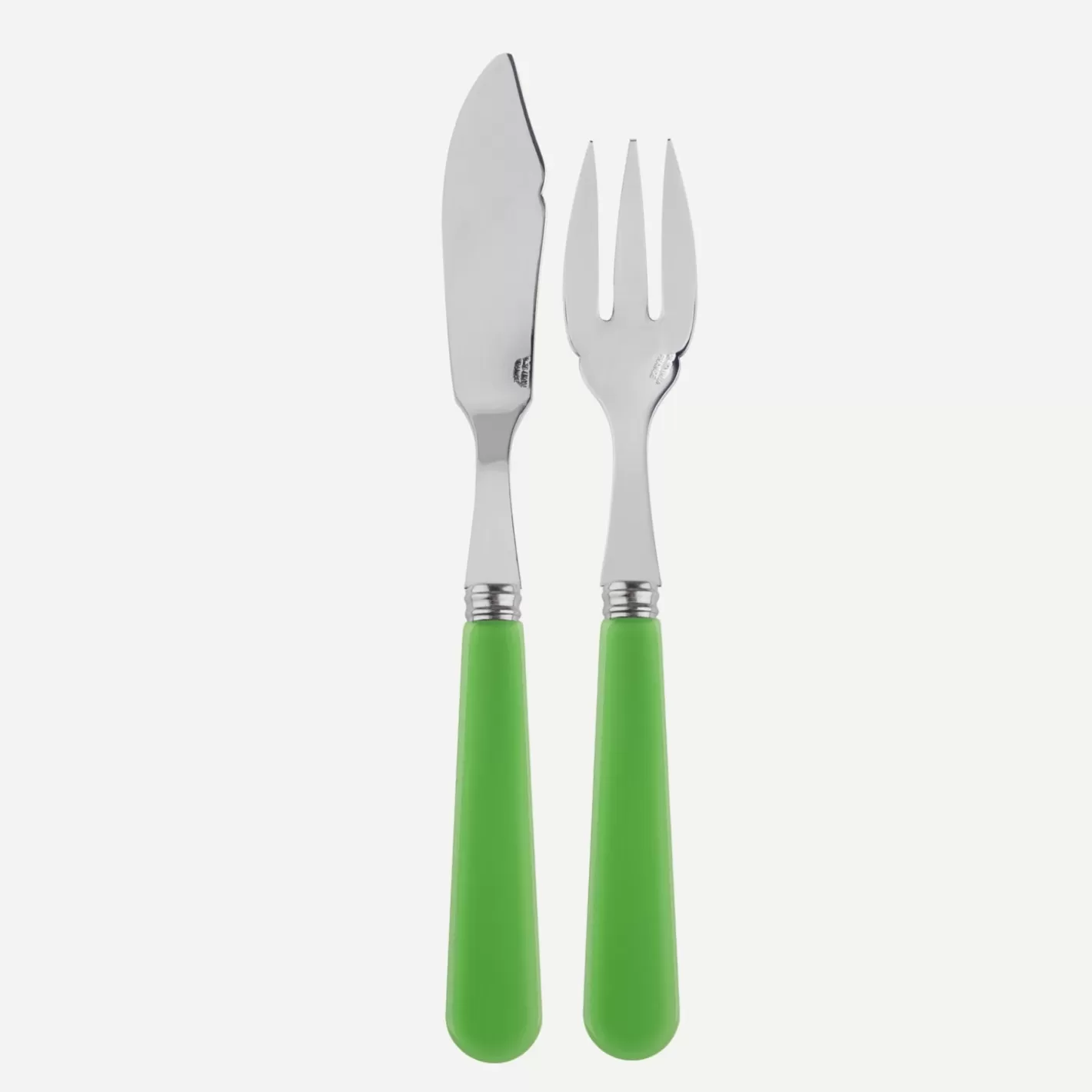 Sabre Paris Fish Knife | Fish Fork>Duo, Garden green