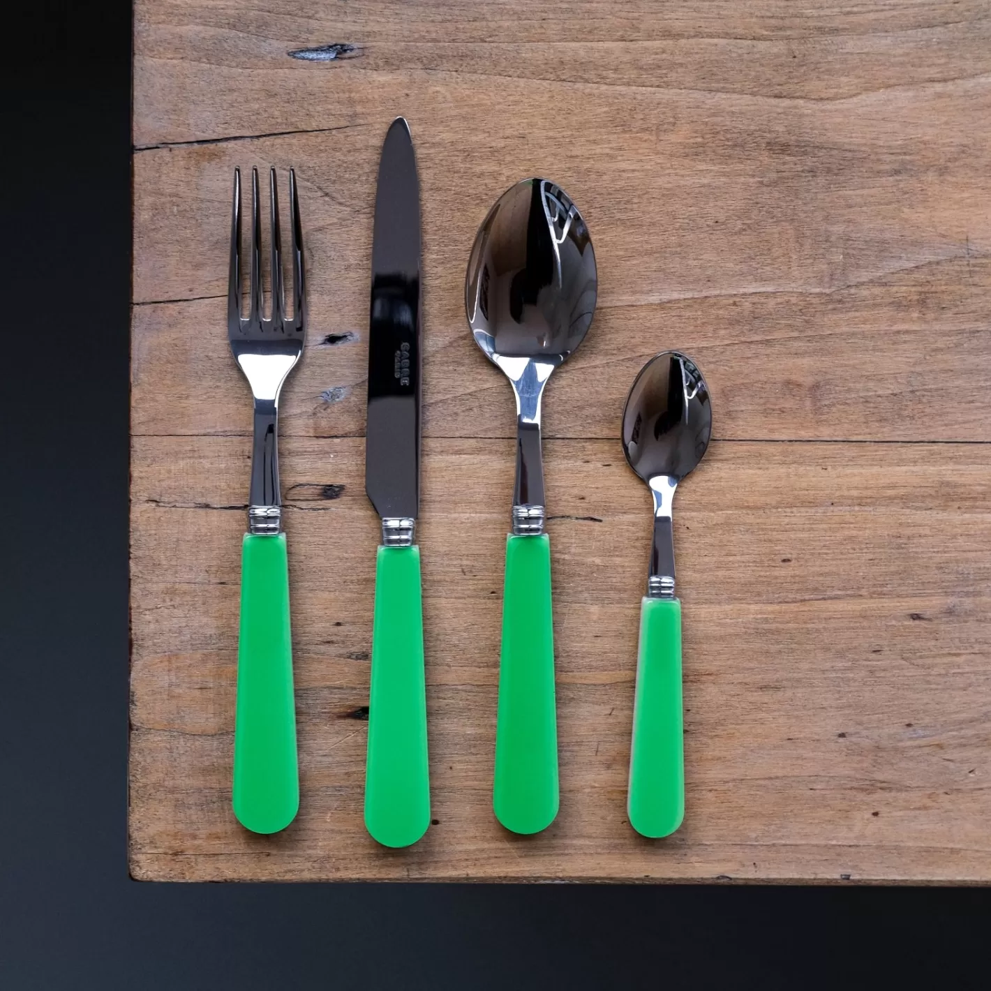 Sabre Paris Soup Spoon>Duo, Garden green