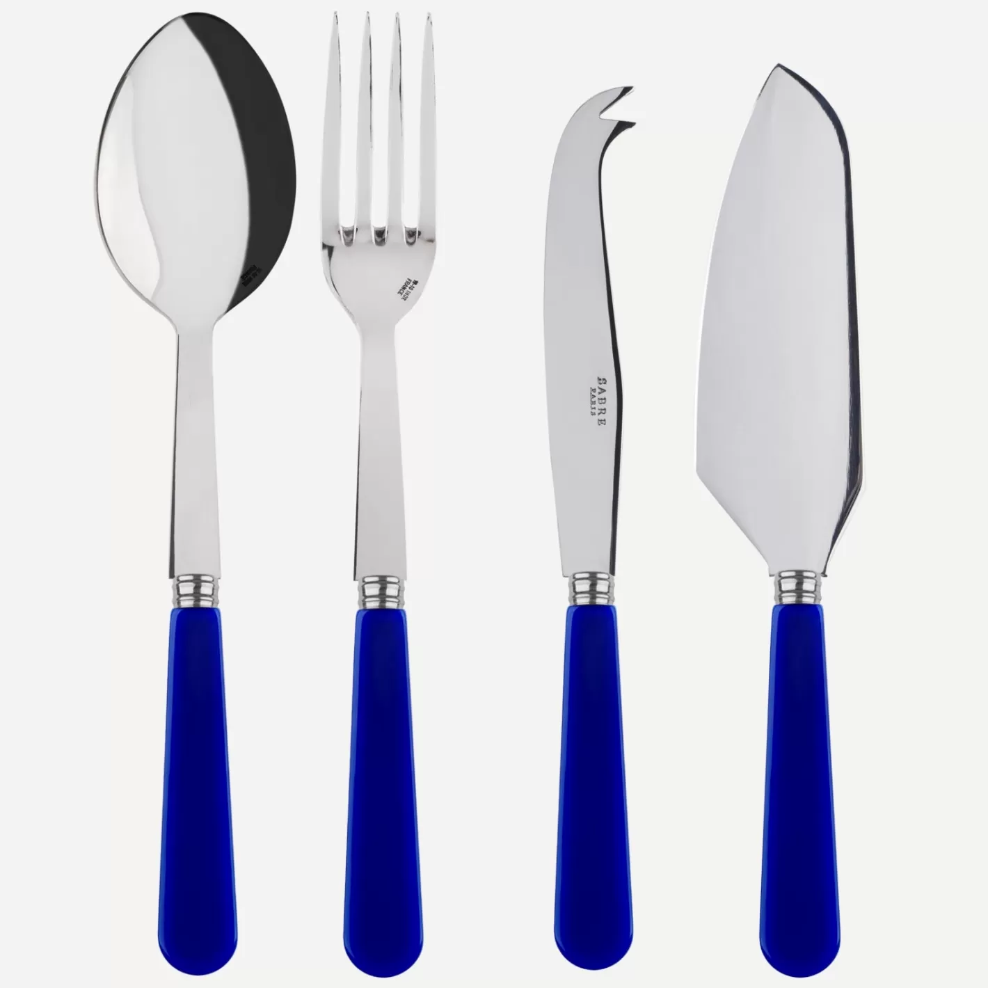 Sabre Paris Set Of 4 Must-Have Serving Pieces>Duo, Lapis blue