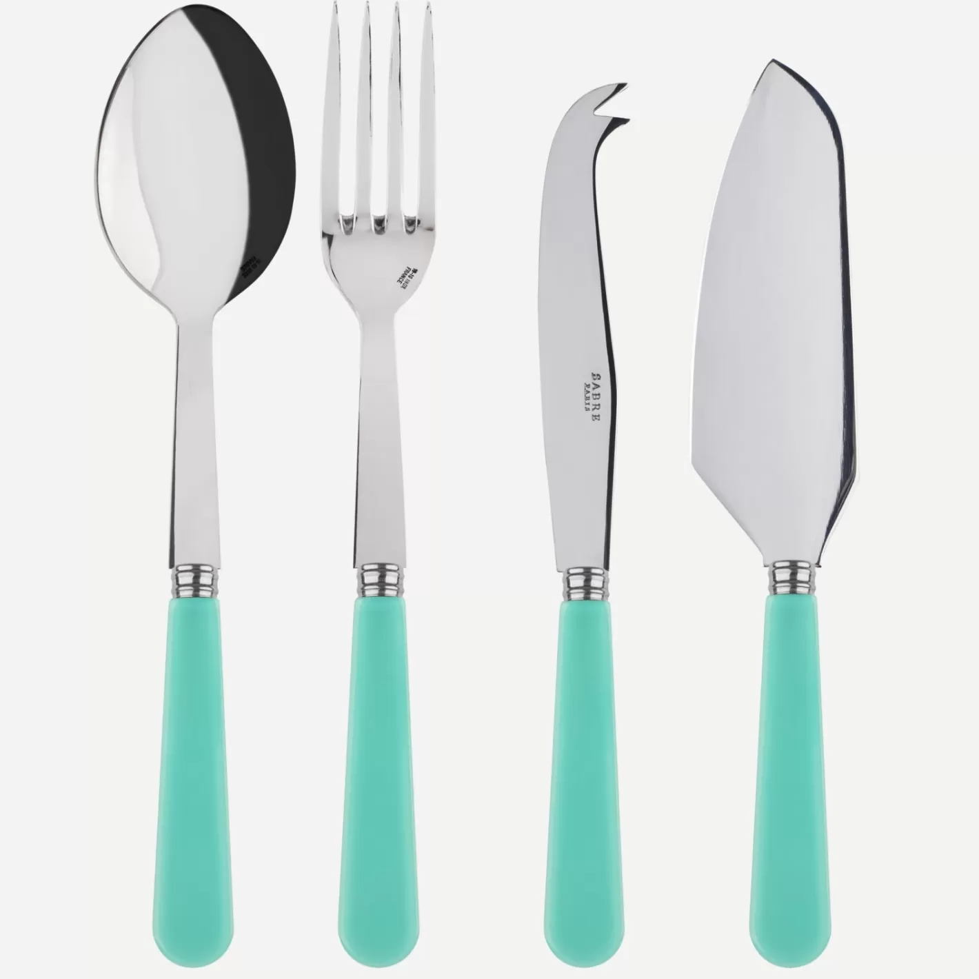 Sabre Paris Set Of 4 Must-Have Serving Pieces>Duo, Turquoise