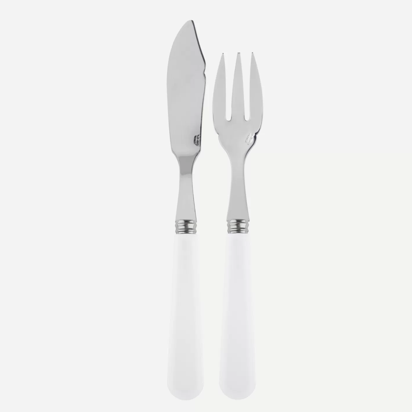 Sabre Paris Fish Knife | Fish Fork>Duo, White