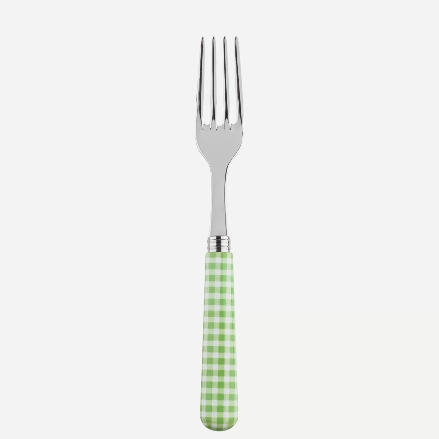 Sabre Paris Dinner Fork>Gingham, Garden green