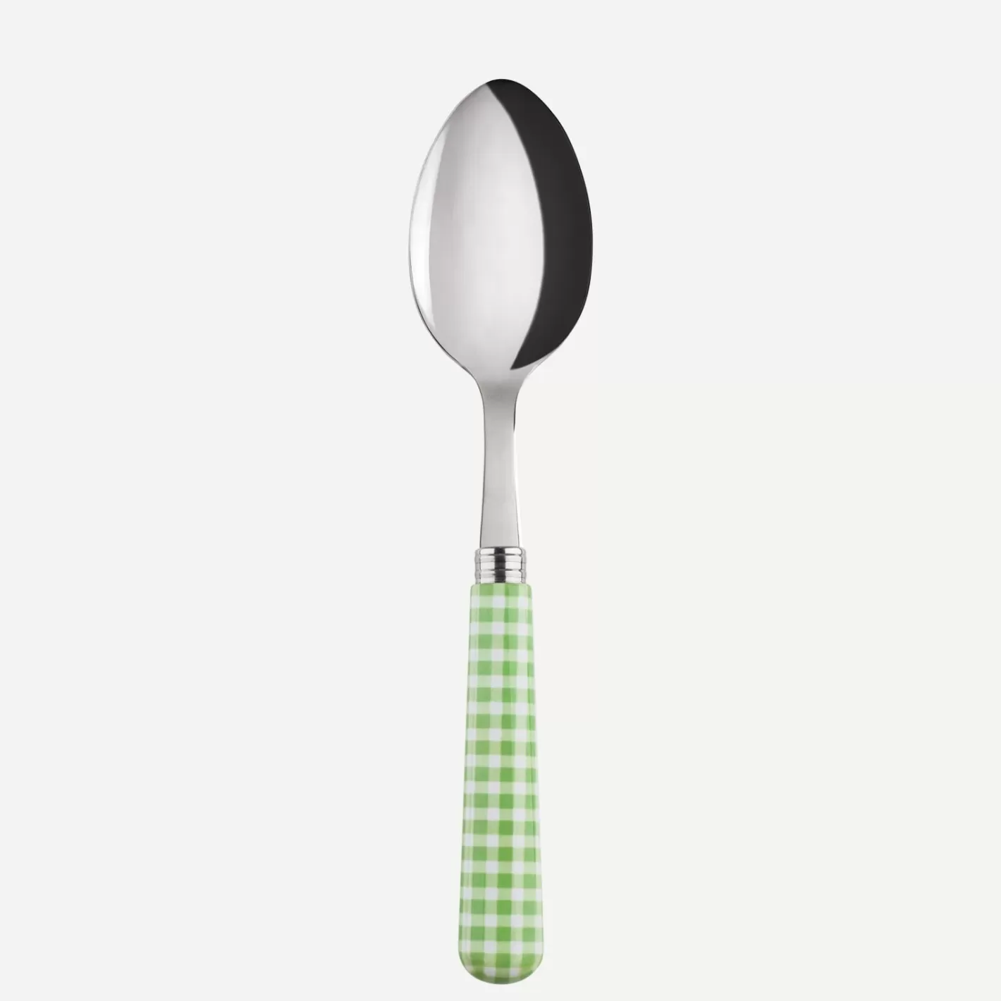 Sabre Paris Soup Spoon>Gingham, Garden green