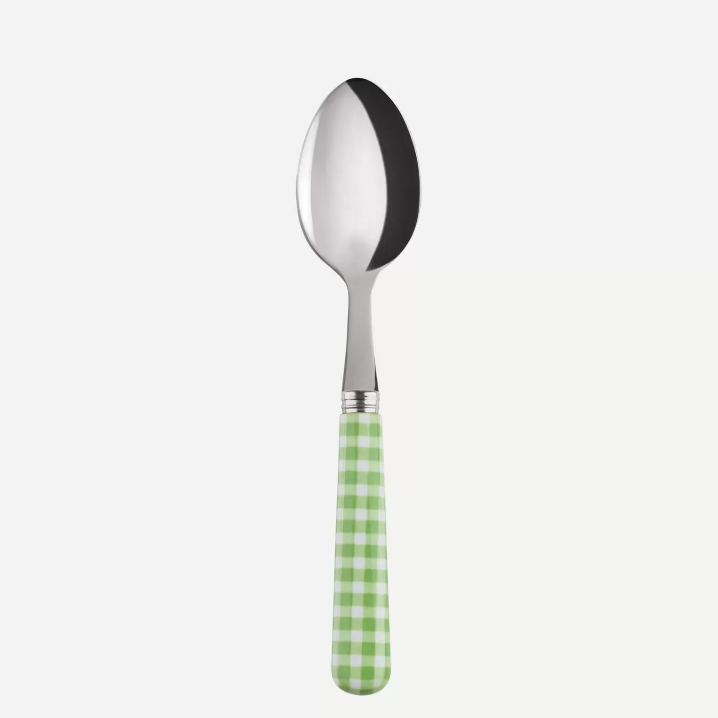 Sabre Paris Teaspoon>Gingham, Garden green