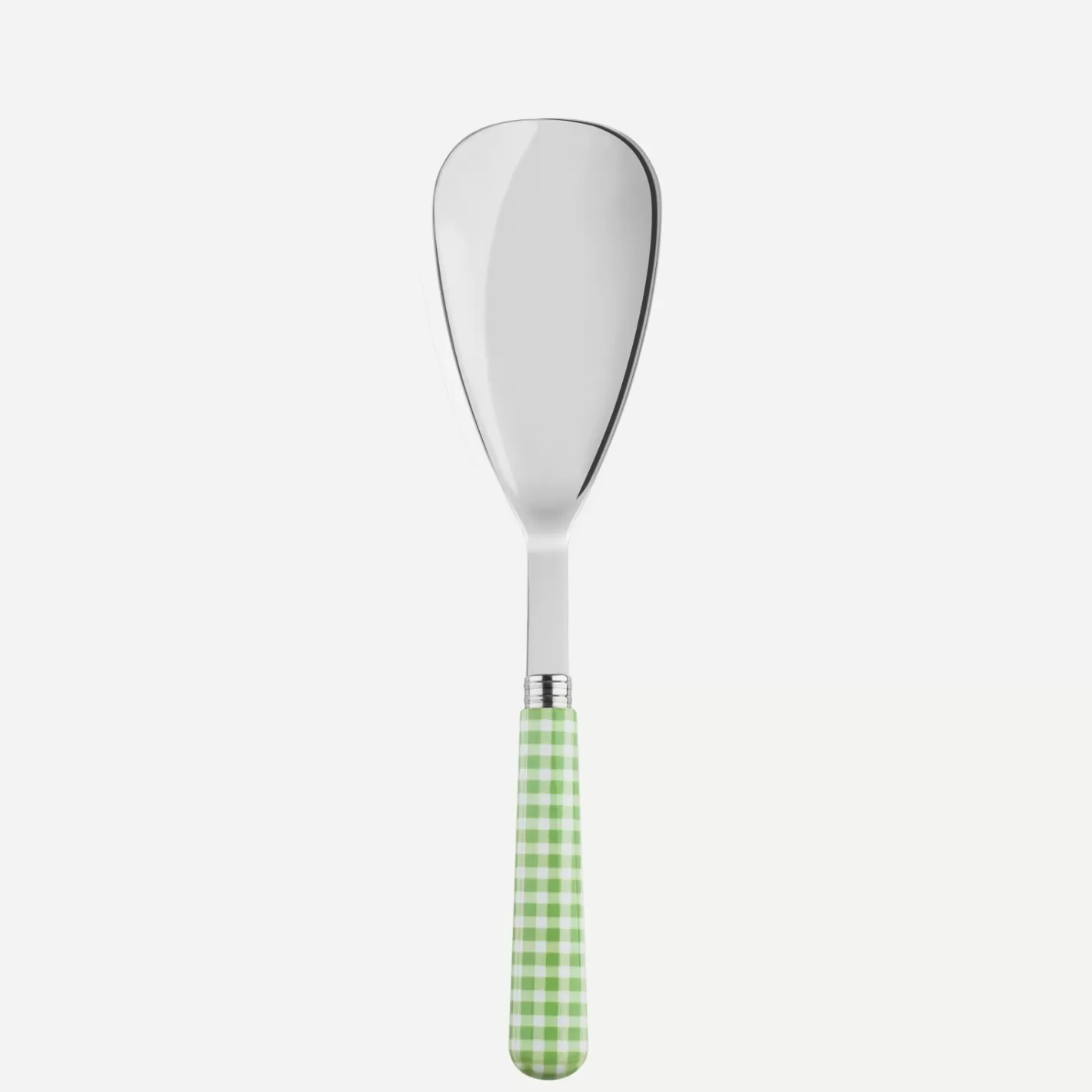 Sabre Paris Rice Spoon>Gingham, Garden green