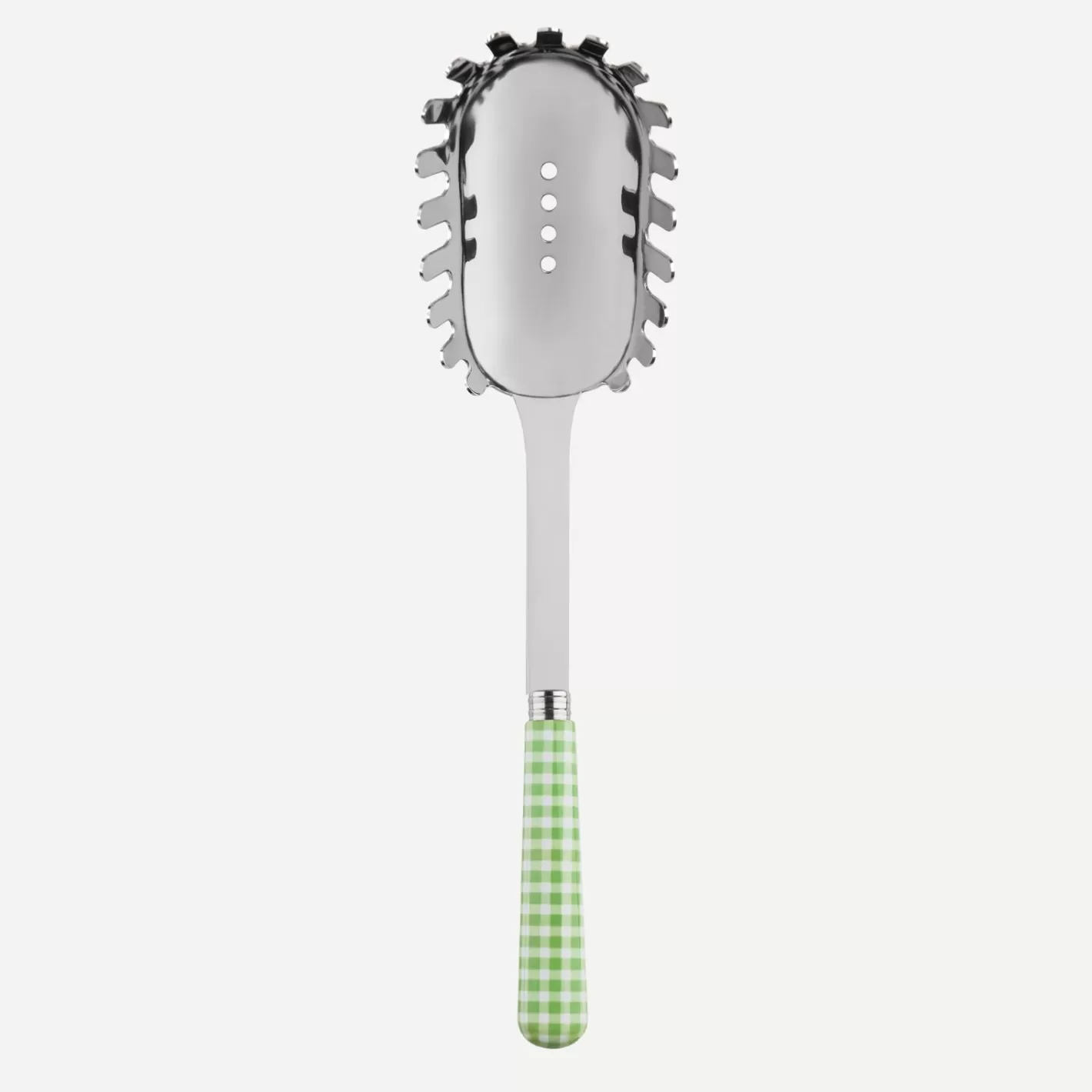 Sabre Paris Spaghetti Spoon>Gingham, Garden green