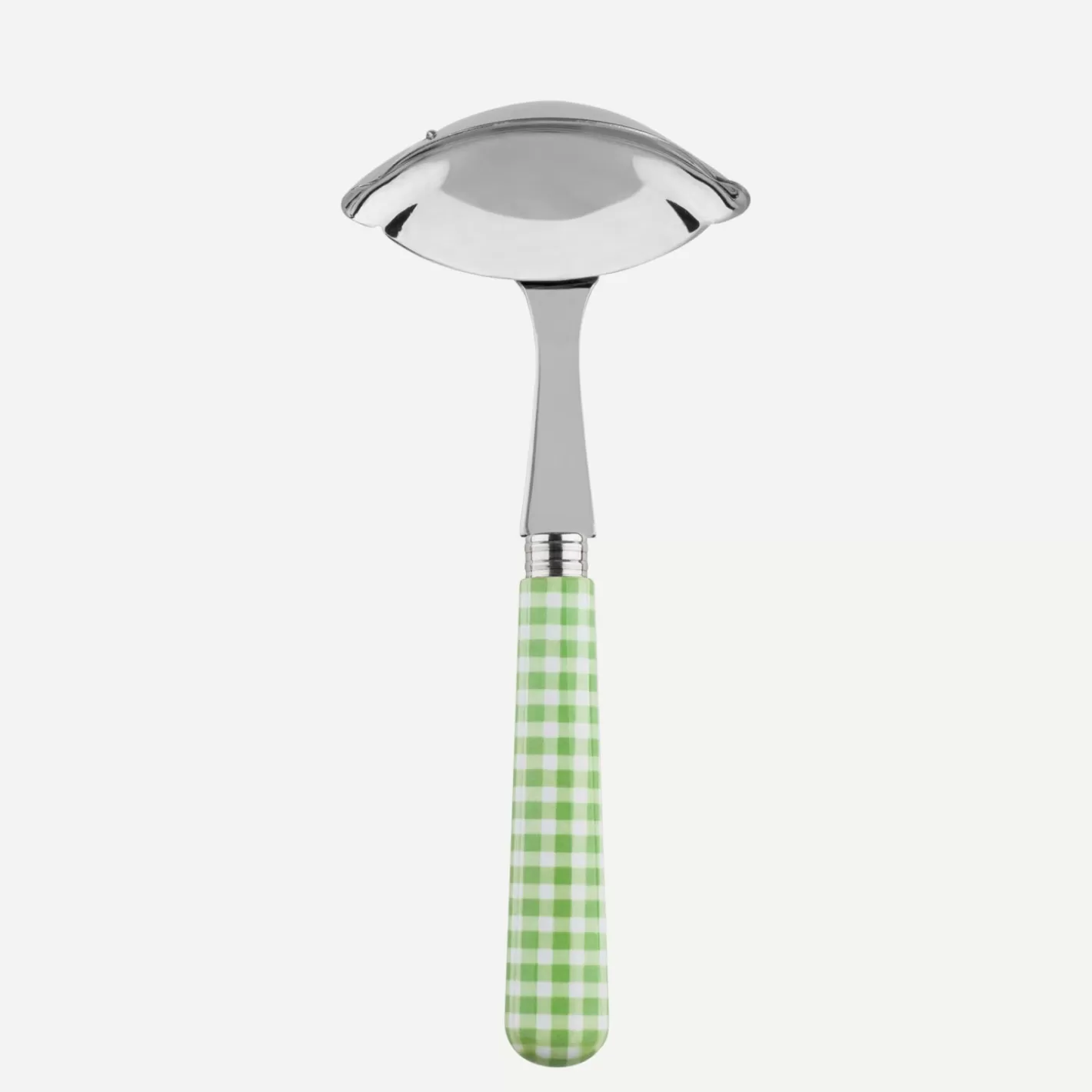 Sabre Paris Gravy Ladle>Gingham, Garden green