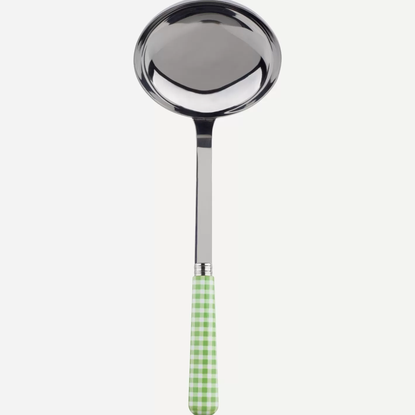 Sabre Paris Ladle>Gingham, Garden green