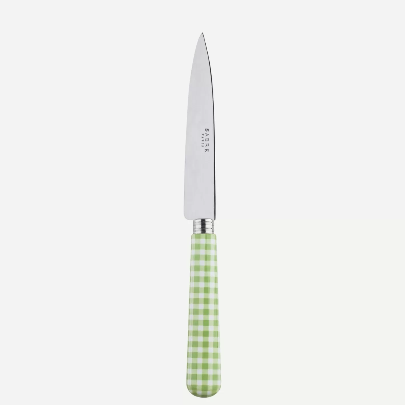 Sabre Paris Kitchen Knife>Gingham, Garden green