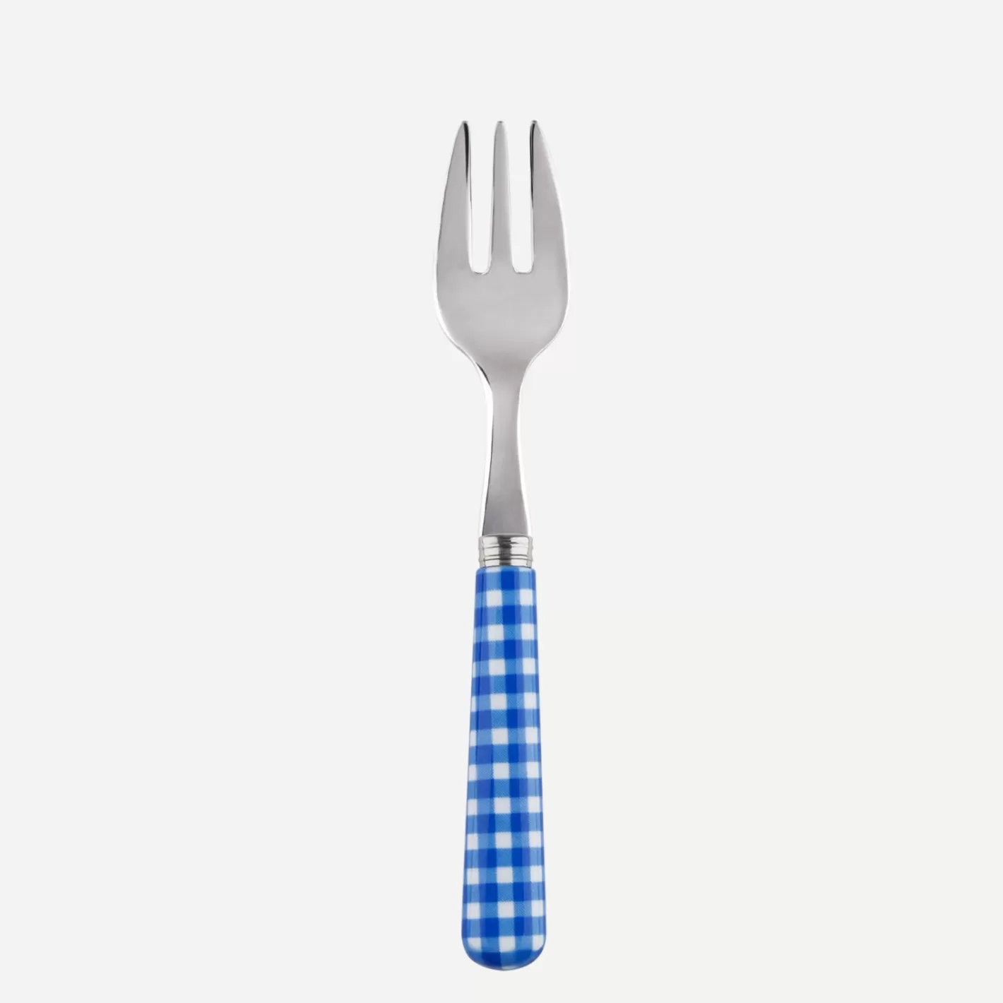 Sabre Paris Oyster Fork>Gingham, Lapis blue