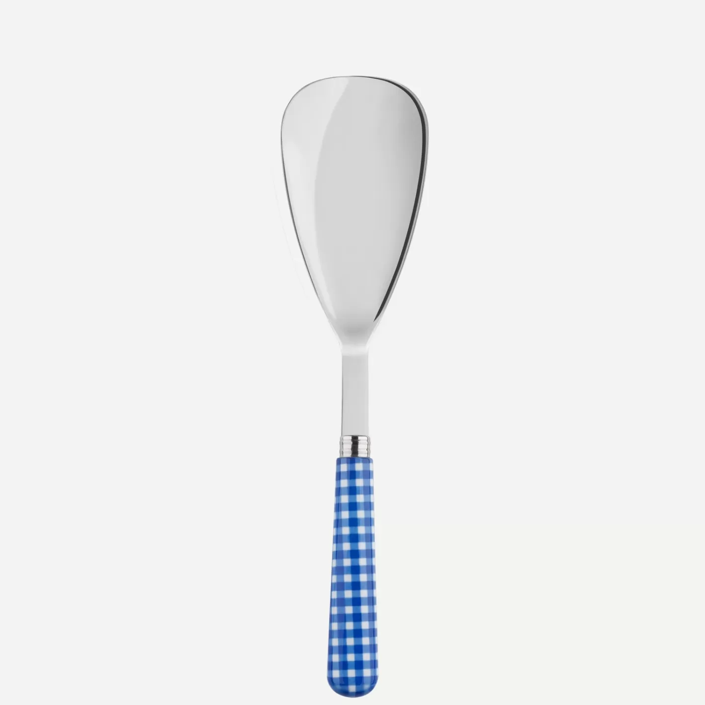 Sabre Paris Rice Spoon>Gingham, Lapis blue