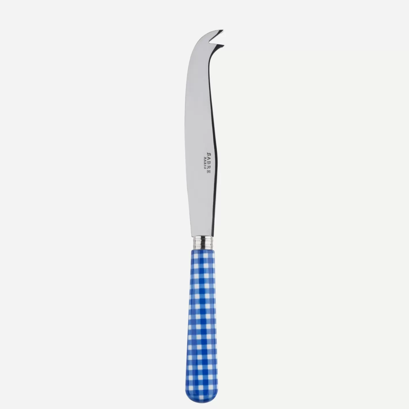 Sabre Paris Cheese Knife>Gingham, Lapis blue