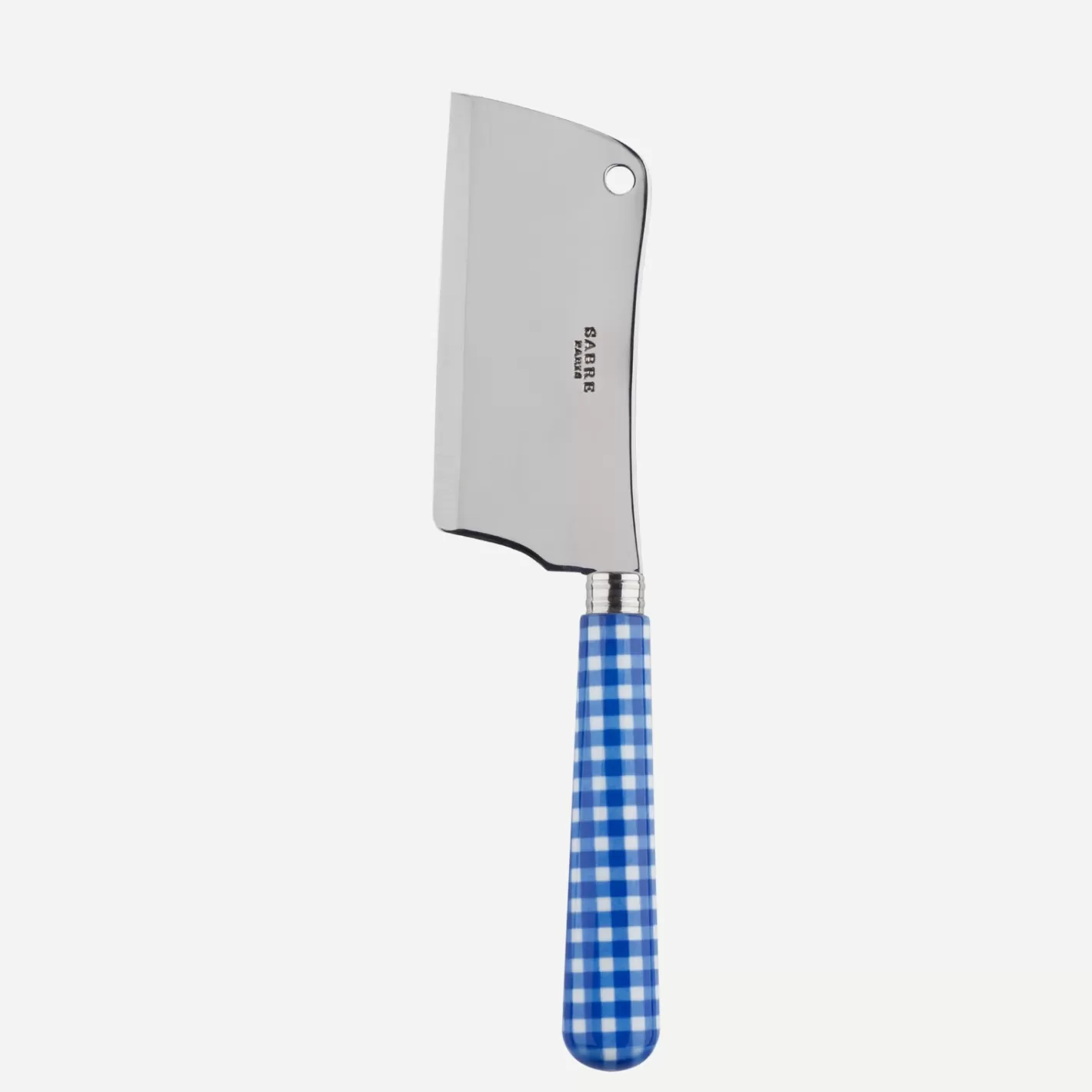 Sabre Paris Cheese Cleaver>Gingham, Lapis blue