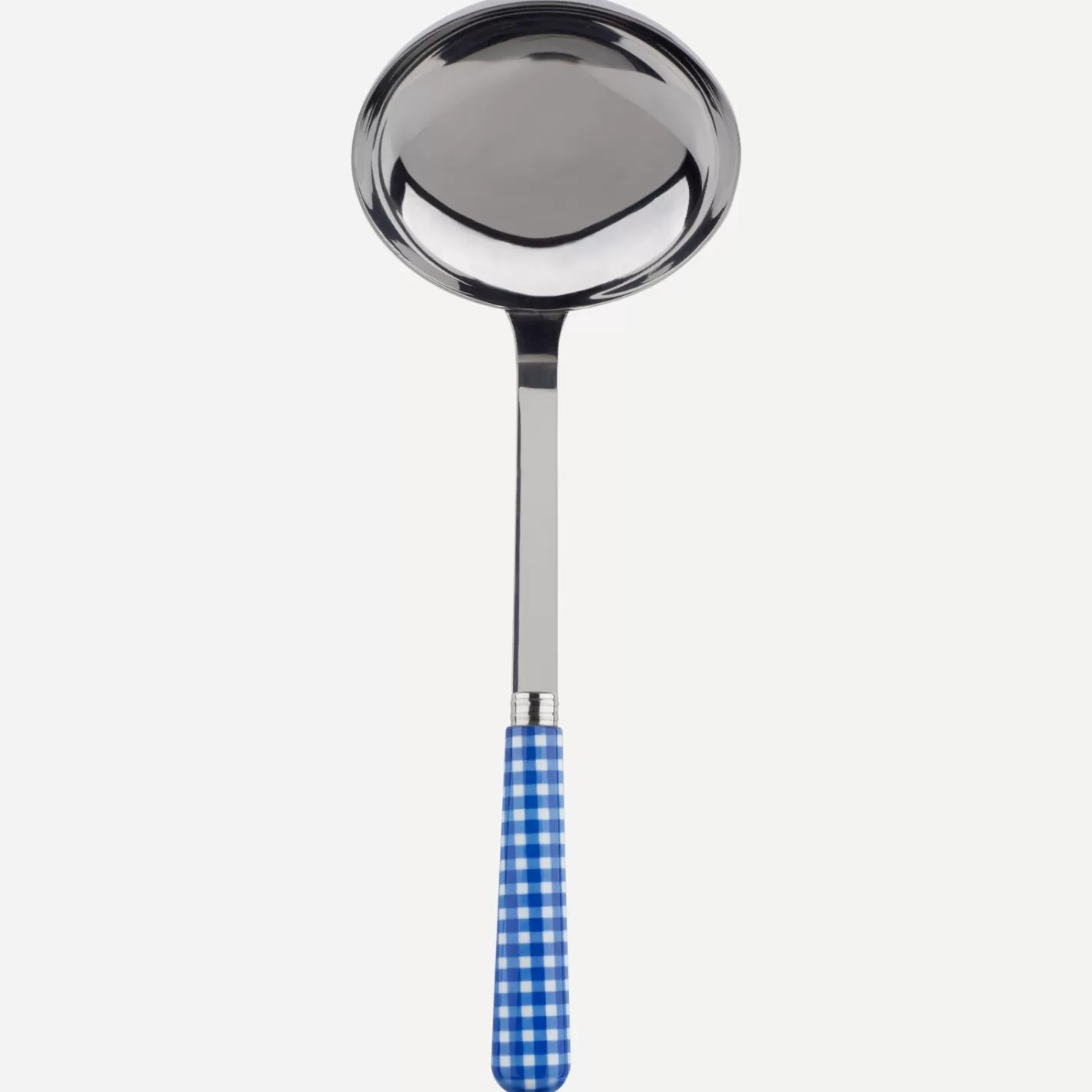 Sabre Paris Ladle>Gingham, Lapis blue