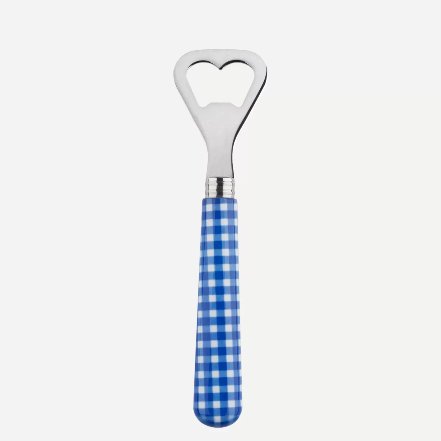 Sabre Paris Bottle Opener>Gingham, Lapis blue