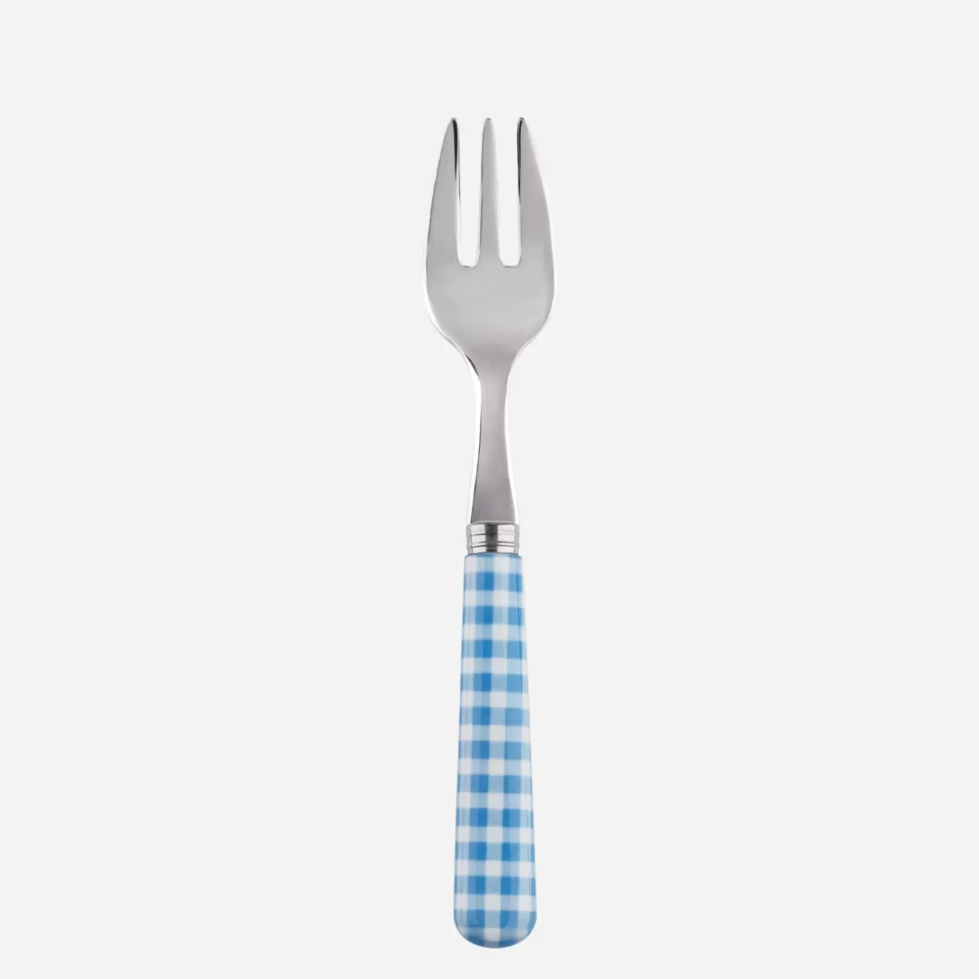 Sabre Paris Oyster Fork>Gingham, Light blue