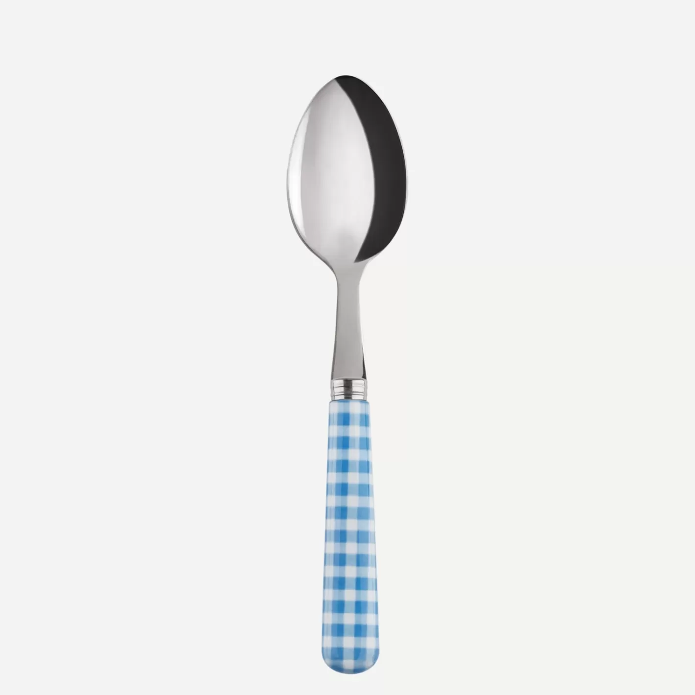 Sabre Paris Teaspoon>Gingham, Light blue