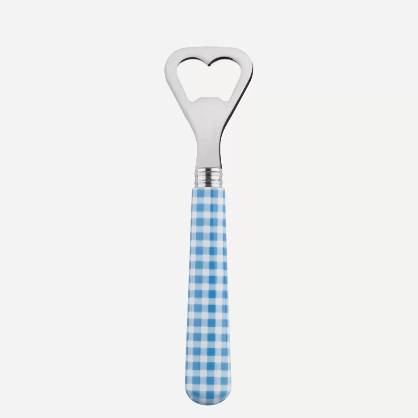 Sabre Paris Bottle Opener>Gingham, Light blue