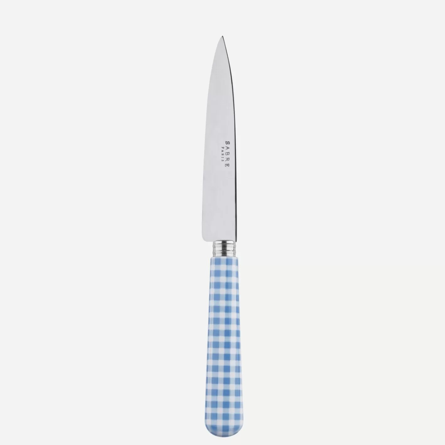 Sabre Paris Kitchen Knife>Gingham, Light blue