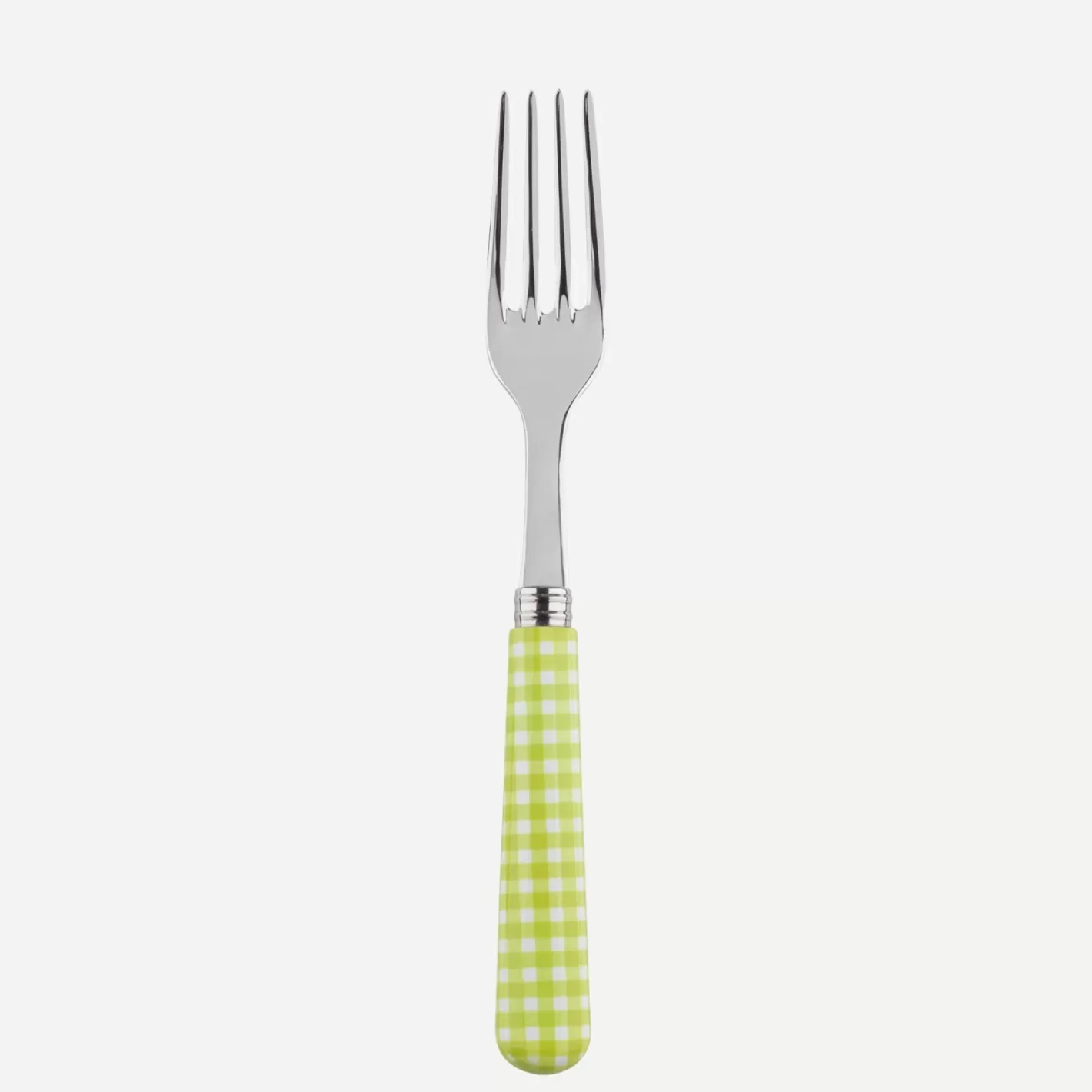 Sabre Paris Dinner Fork>Gingham, Lime