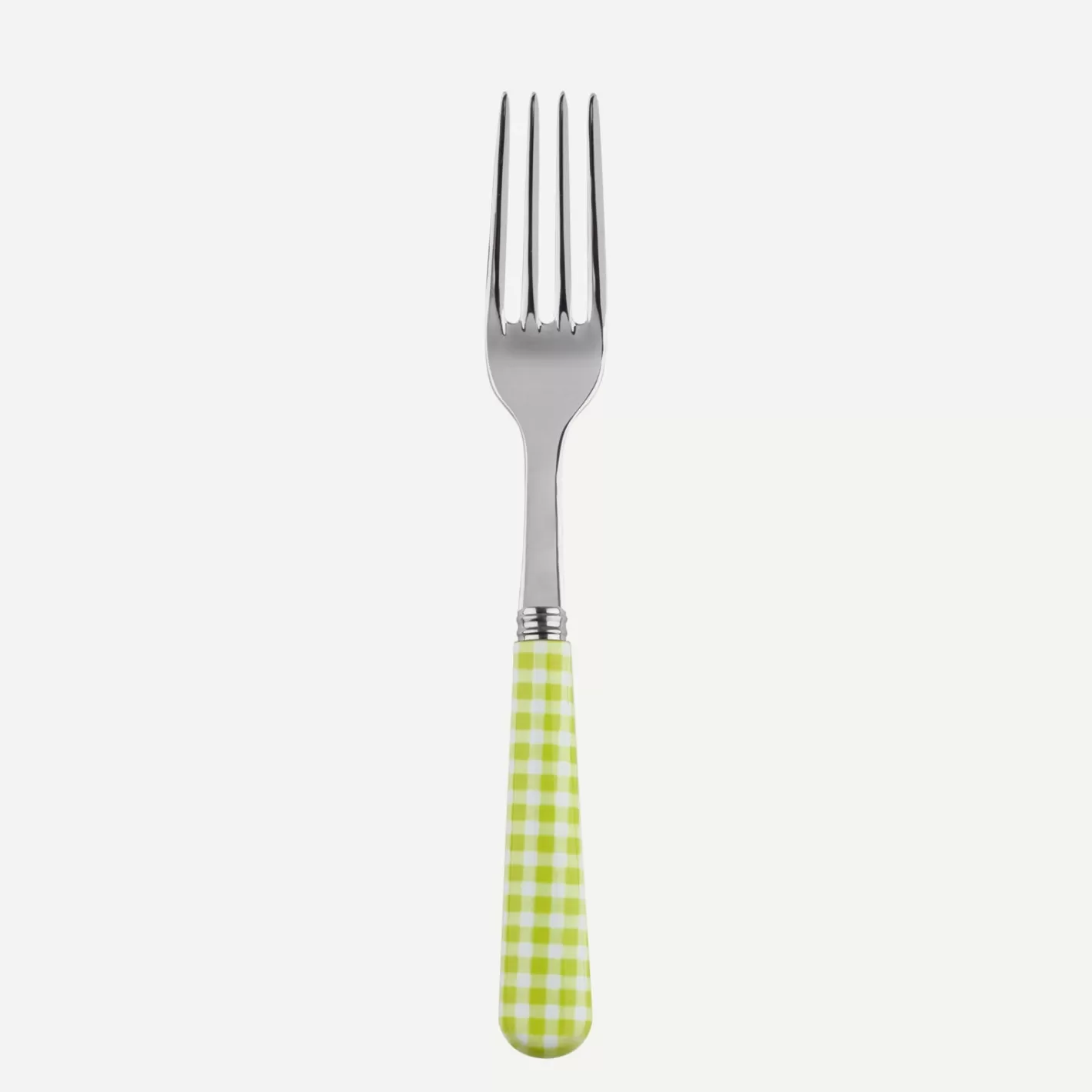 Sabre Paris Salad Fork>Gingham, Lime