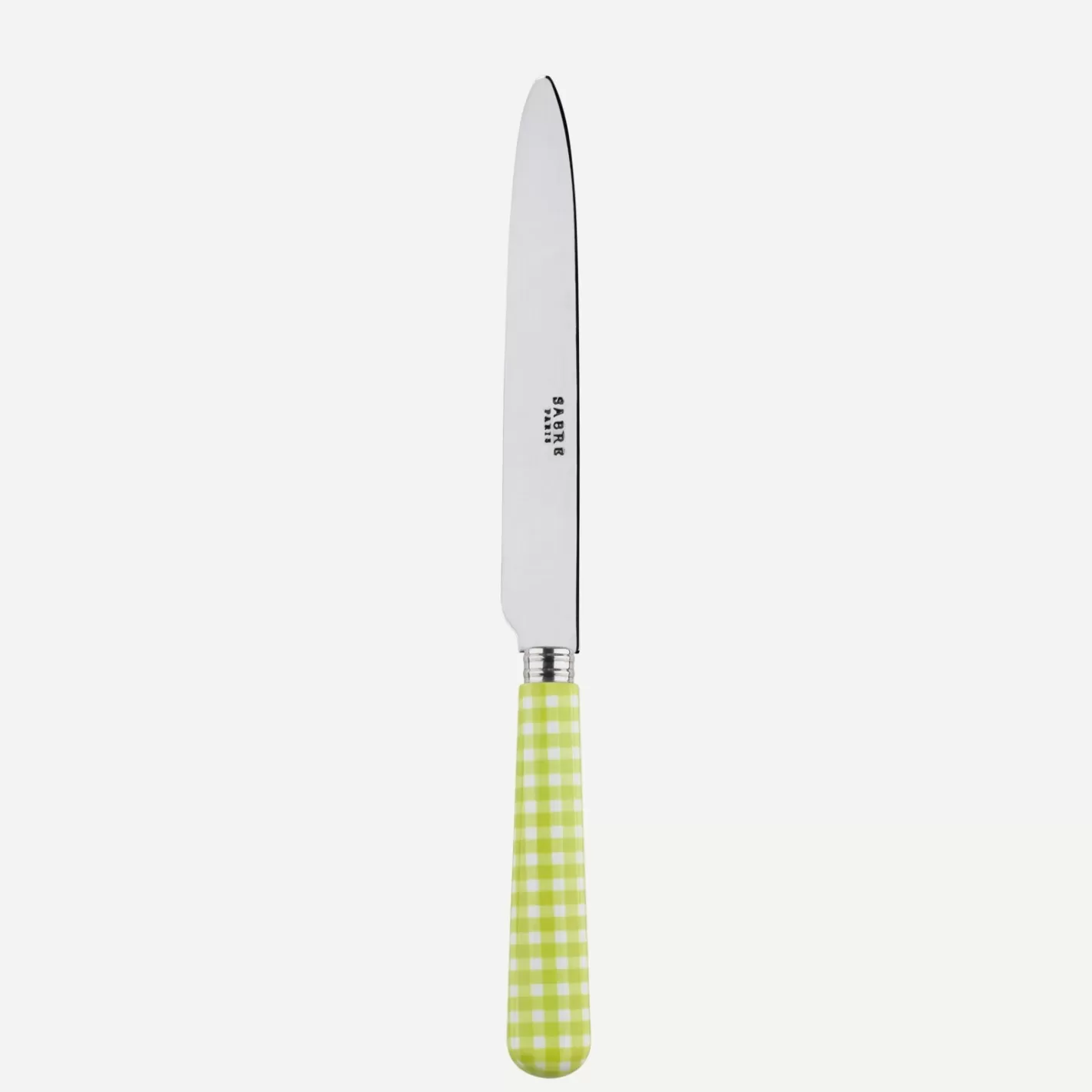 Sabre Paris Dinner Knife>Gingham, Lime