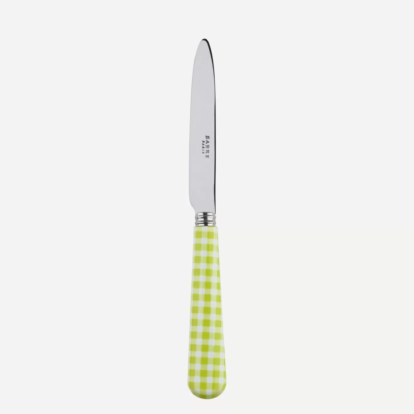 Sabre Paris Dessert Knife>Gingham, Lime