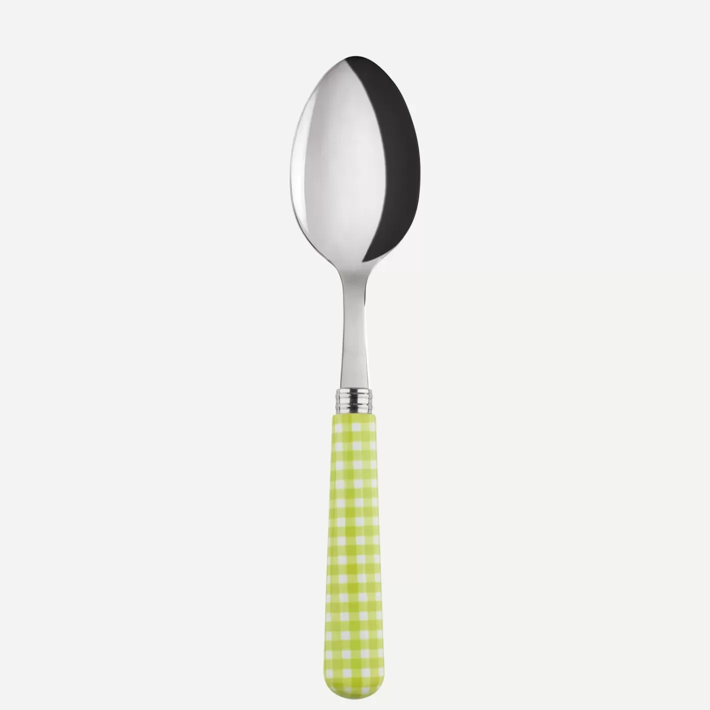 Sabre Paris Soup Spoon>Gingham, Lime