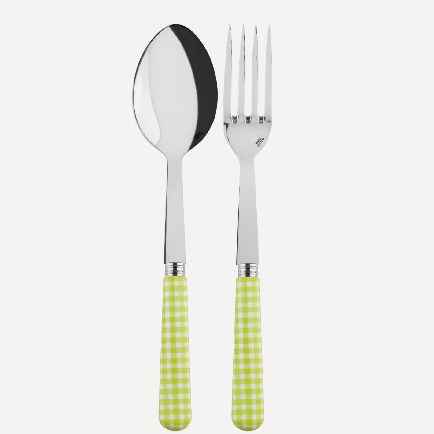 Sabre Paris Serving Set>Gingham, Lime