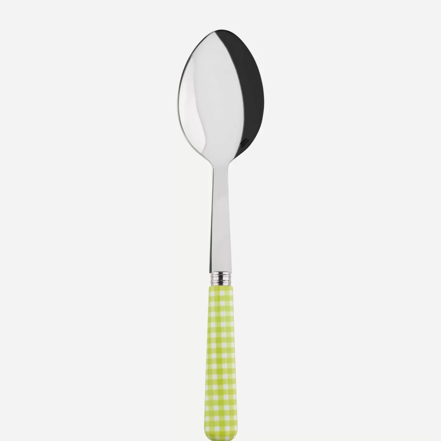 Sabre Paris Serving Spoon>Gingham, Lime