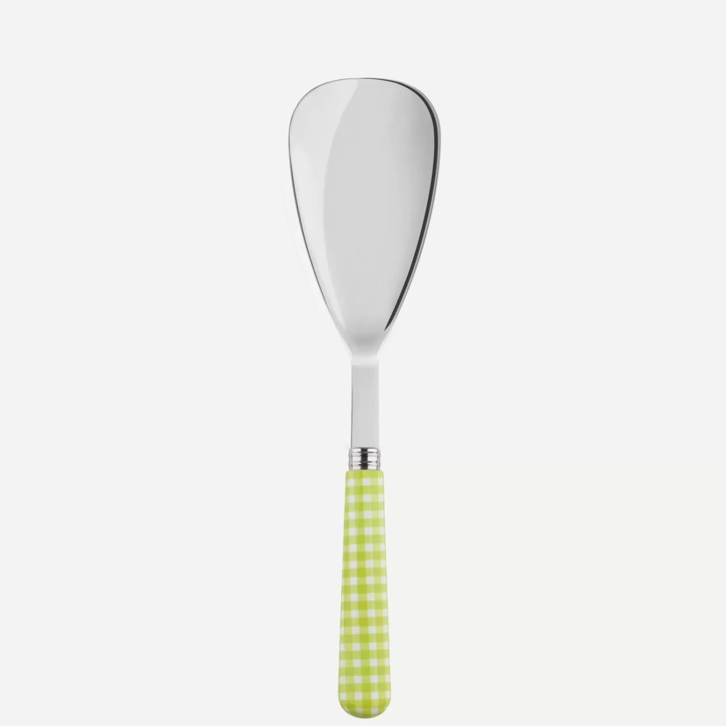 Sabre Paris Rice Spoon>Gingham, Lime