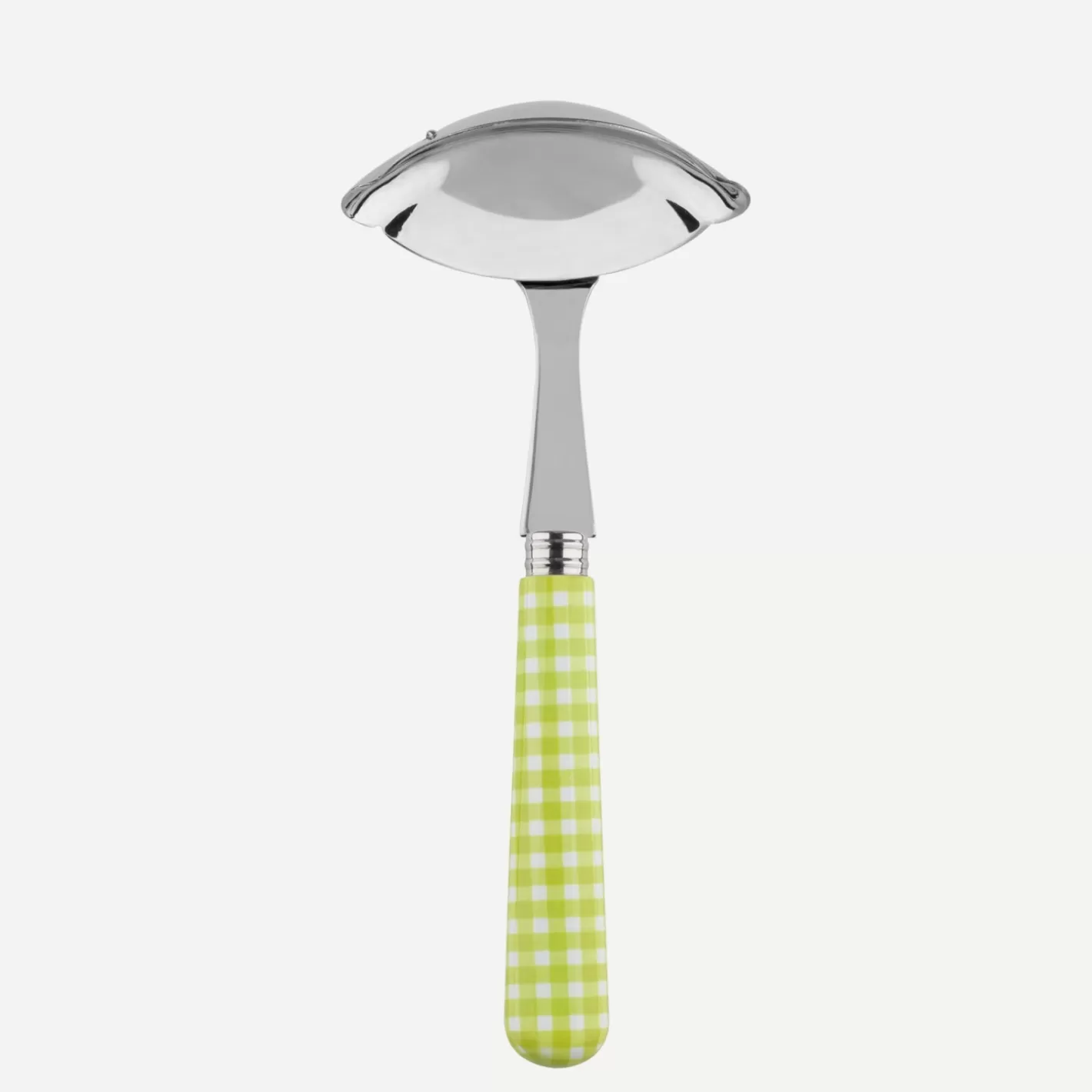 Sabre Paris Gravy Ladle>Gingham, Lime