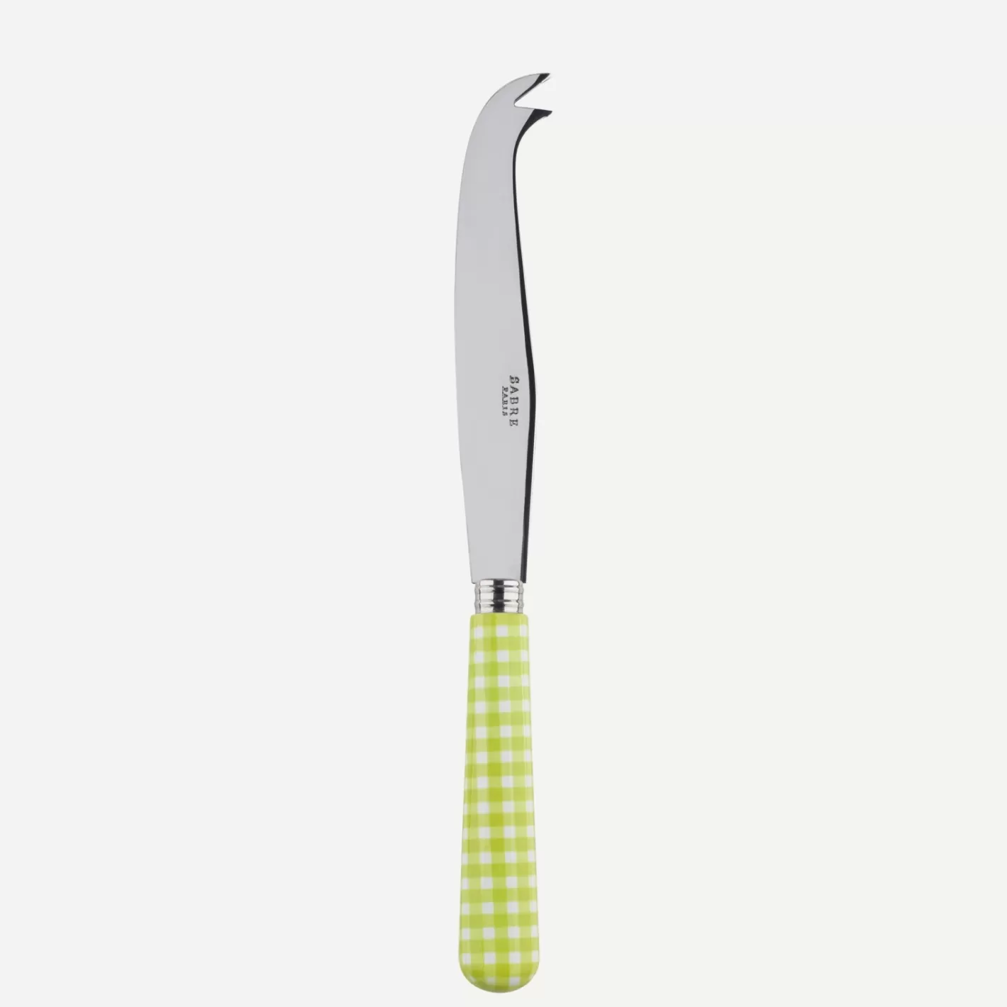 Sabre Paris Cheese Knife>Gingham, Lime