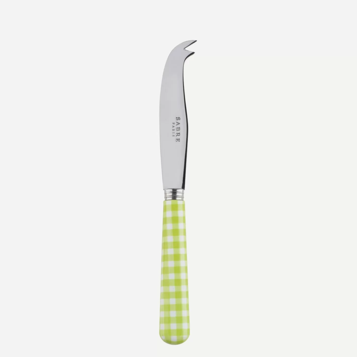 Sabre Paris Cheese Knife>Gingham, Lime