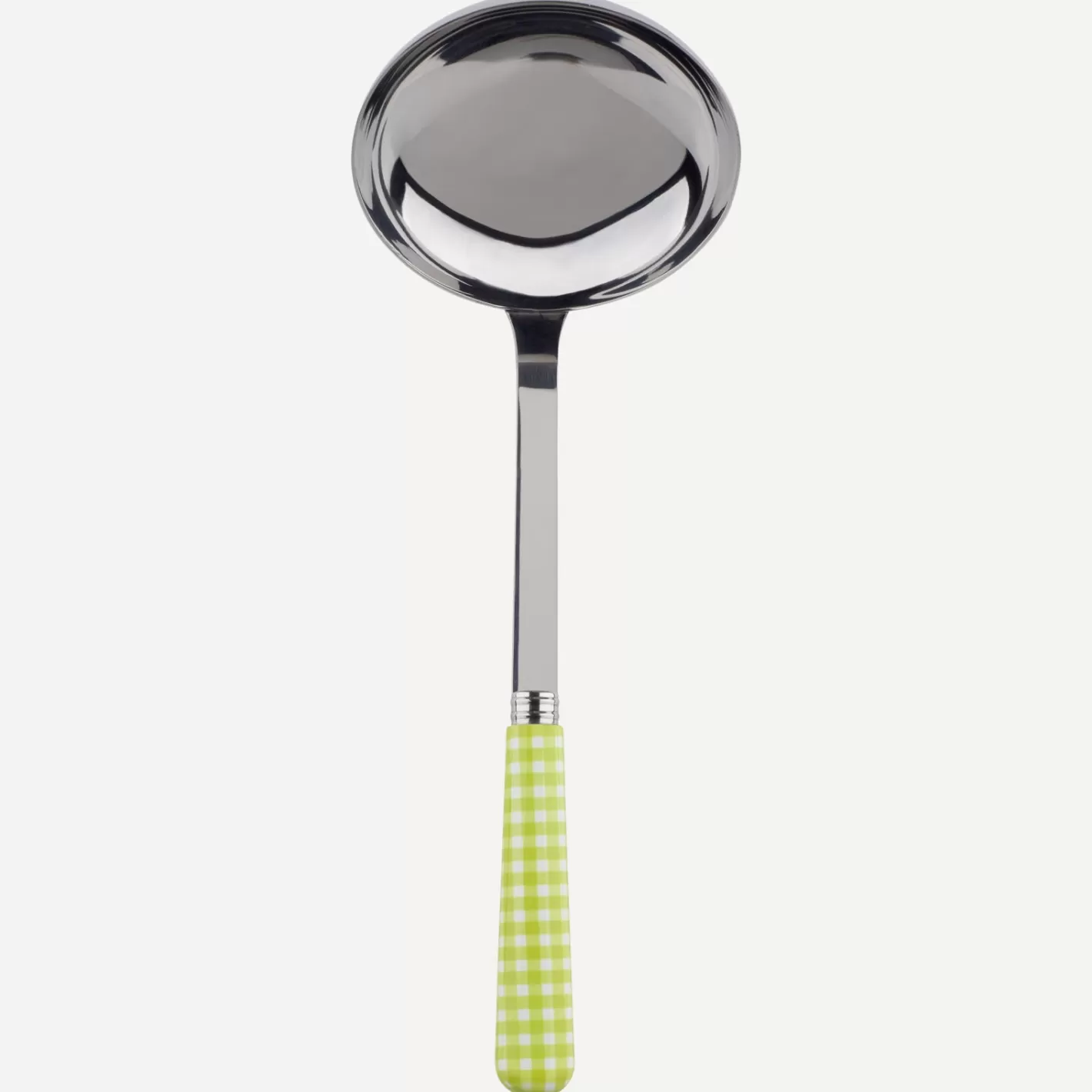 Sabre Paris Ladle>Gingham, Lime