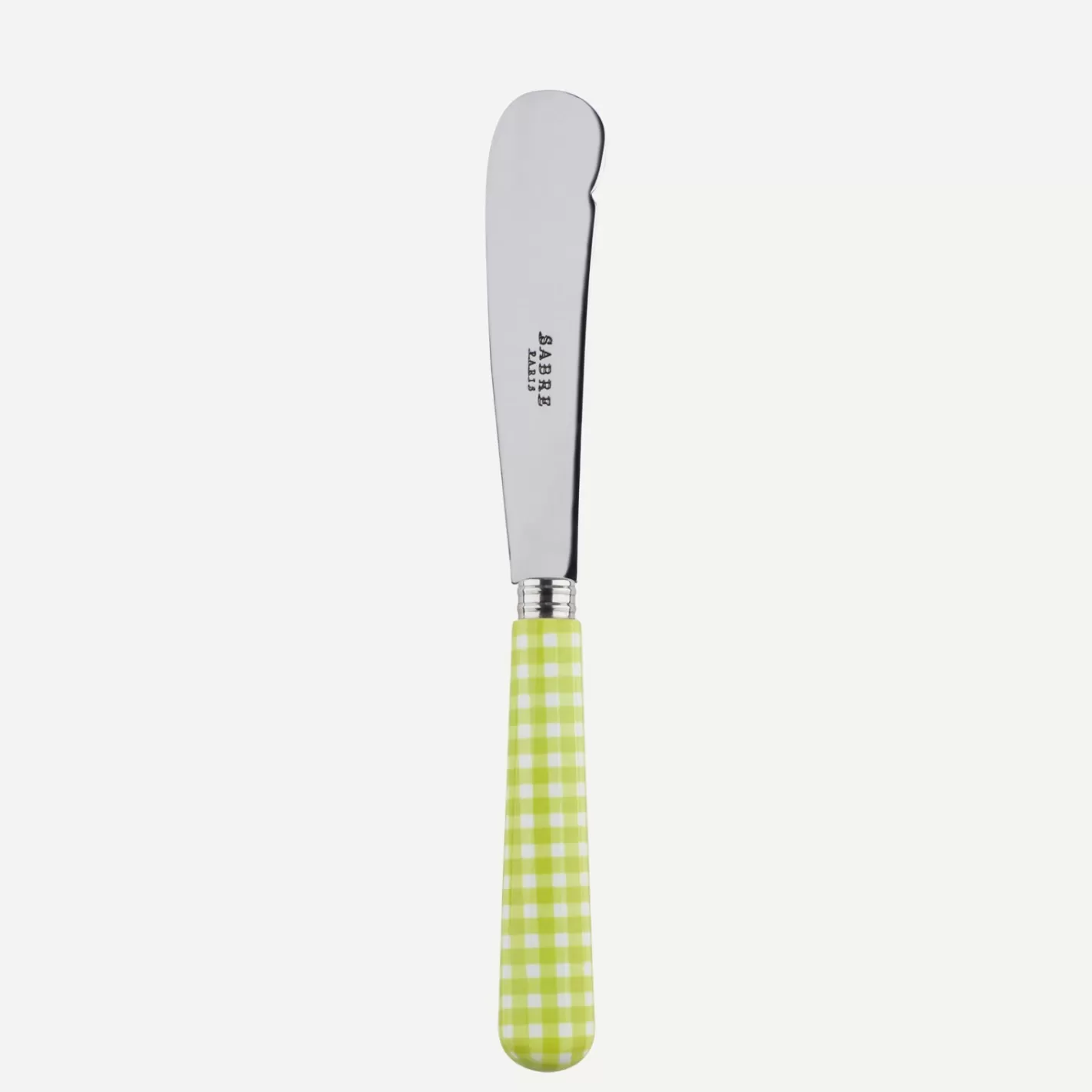 Sabre Paris Butter Knife>Gingham, Lime