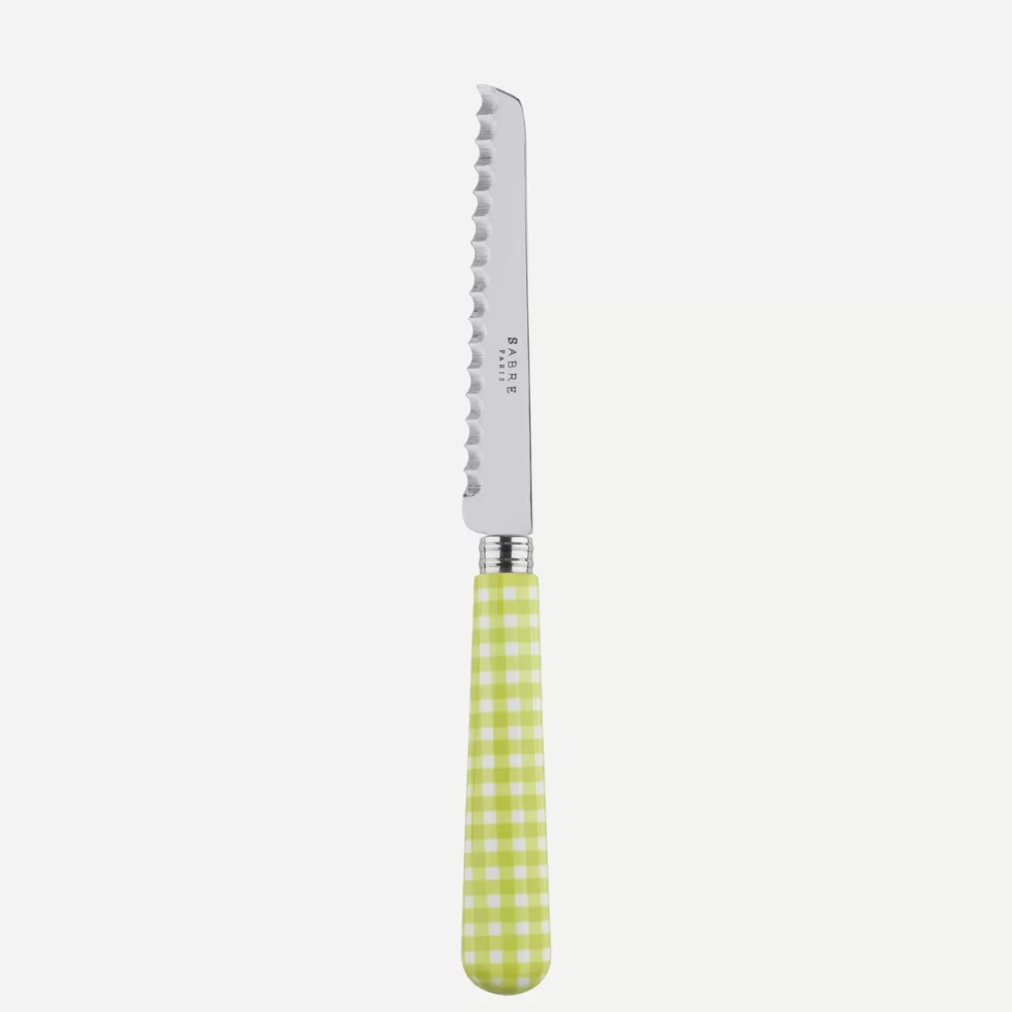 Sabre Paris Tomato Knife>Gingham, Lime