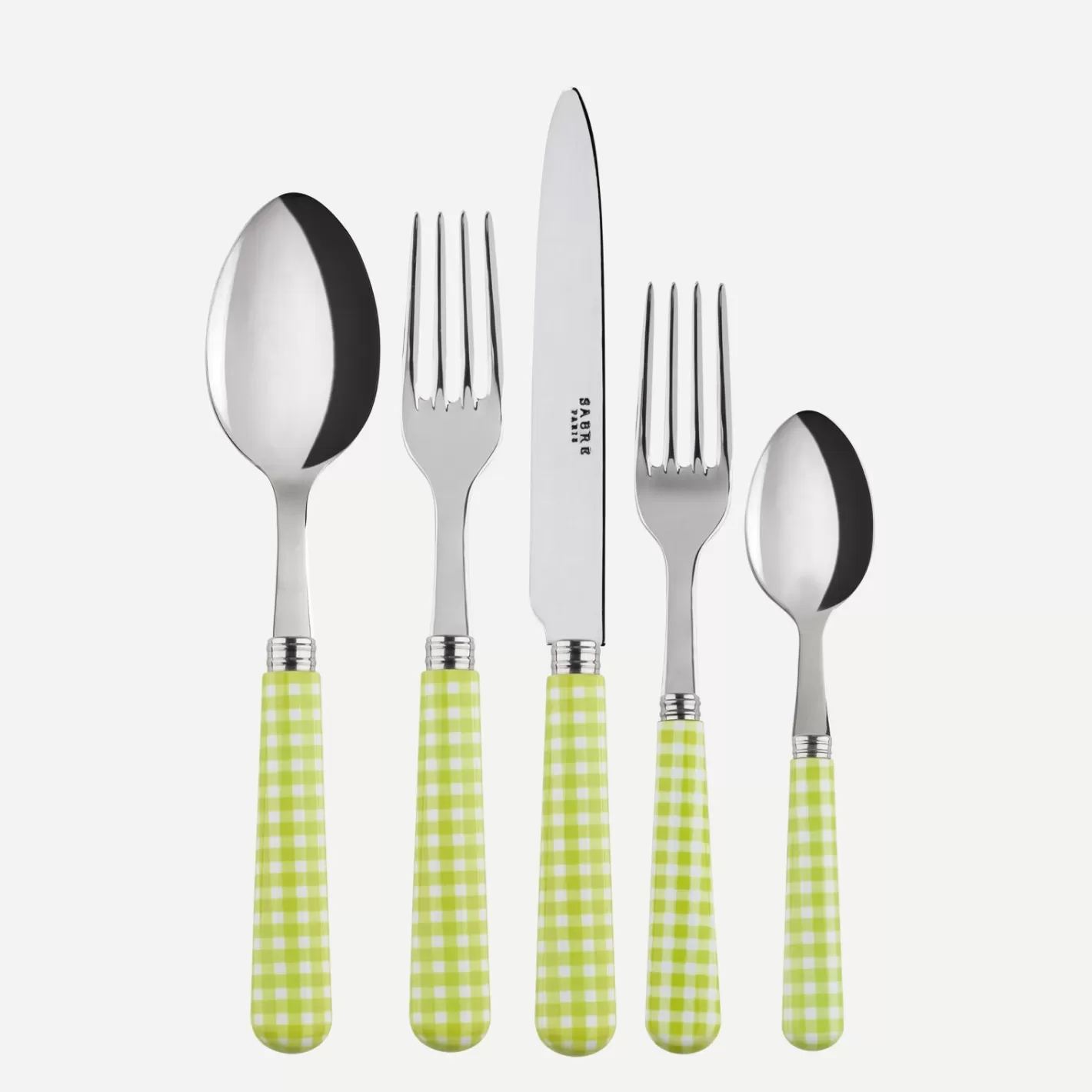 Sabre Paris Set Of 5 Pieces>Gingham, Lime