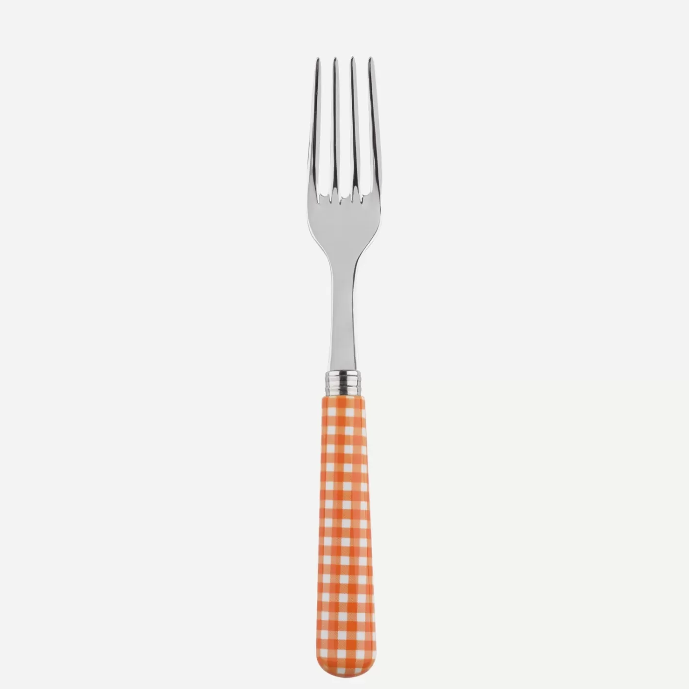 Sabre Paris Dinner Fork>Gingham, Orange