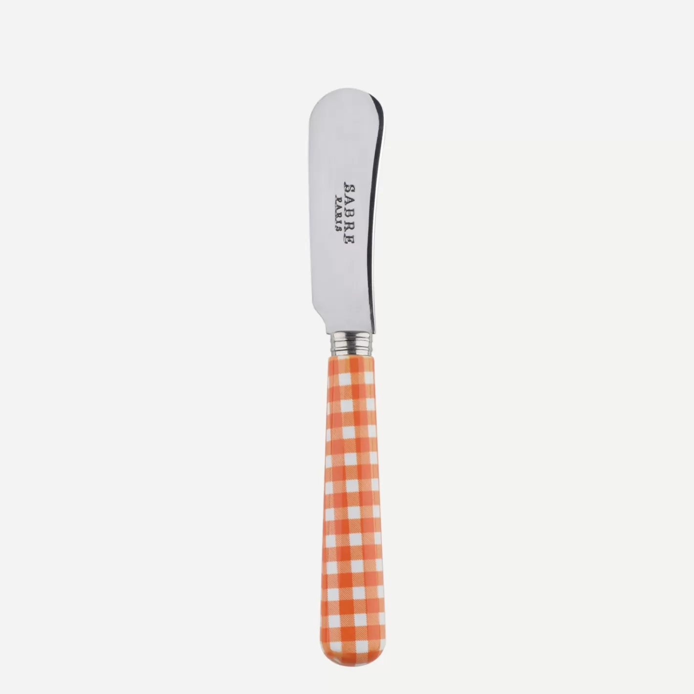 Sabre Paris Butter Spreader>Gingham, Orange