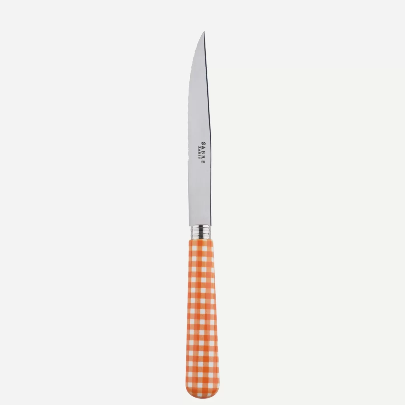 Sabre Paris Steak Knife>Gingham, Orange