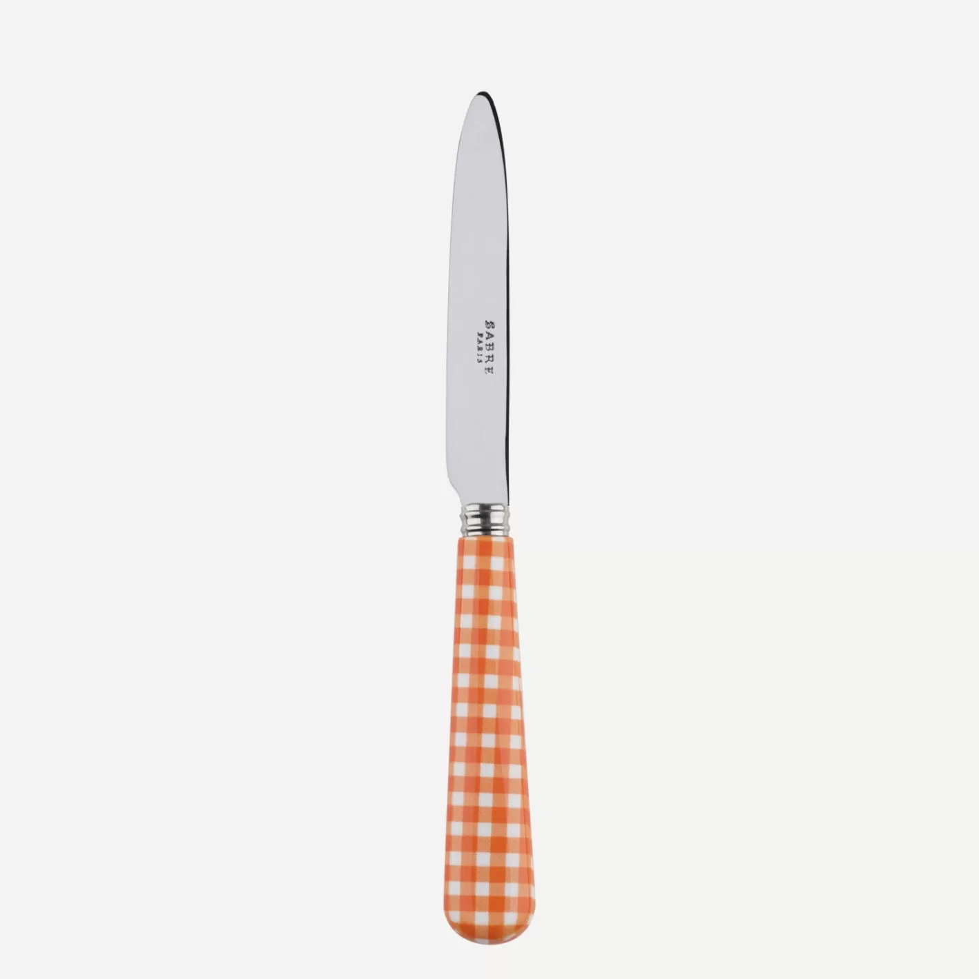 Sabre Paris Dessert Knife>Gingham, Orange