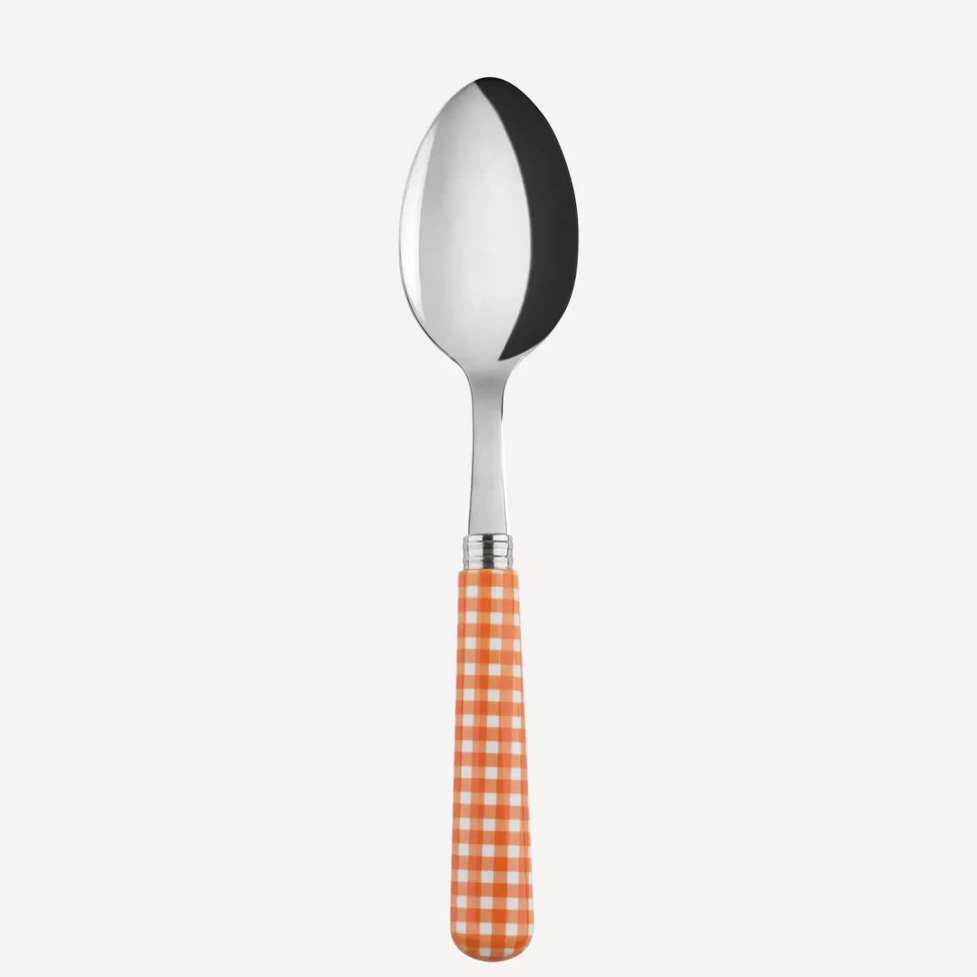 Sabre Paris Soup Spoon>Gingham, Orange