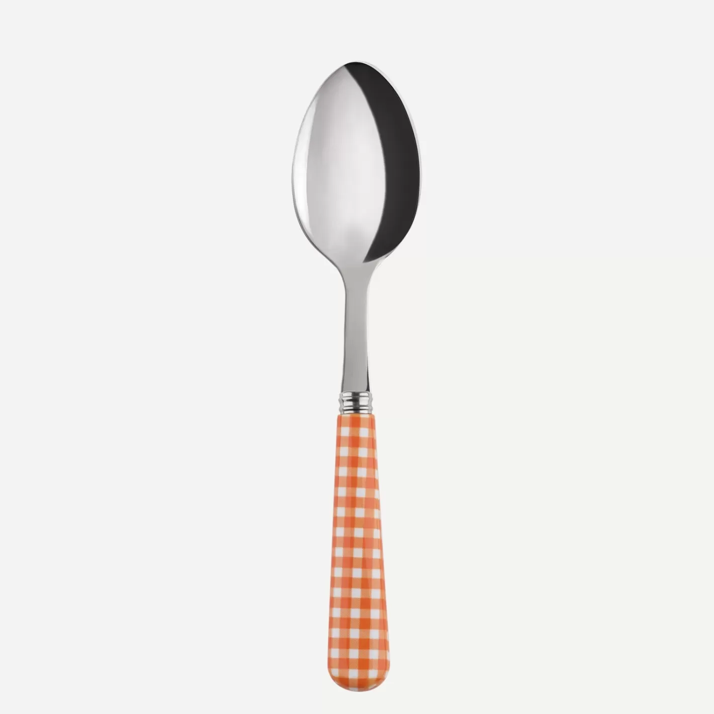 Sabre Paris Dessert Spoon>Gingham, Orange