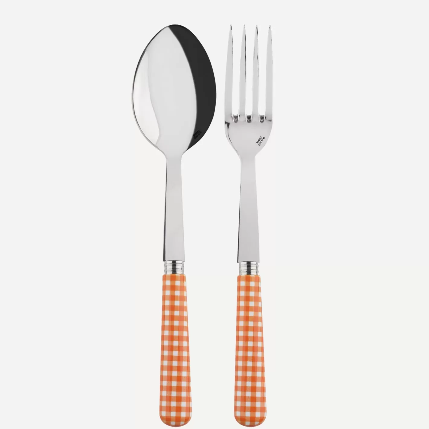 Sabre Paris Serving Set>Gingham, Orange