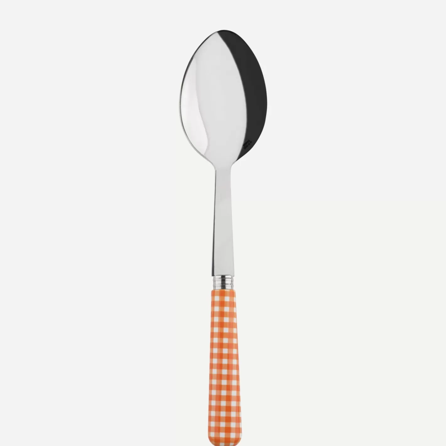 Sabre Paris Serving Spoon>Gingham, Orange