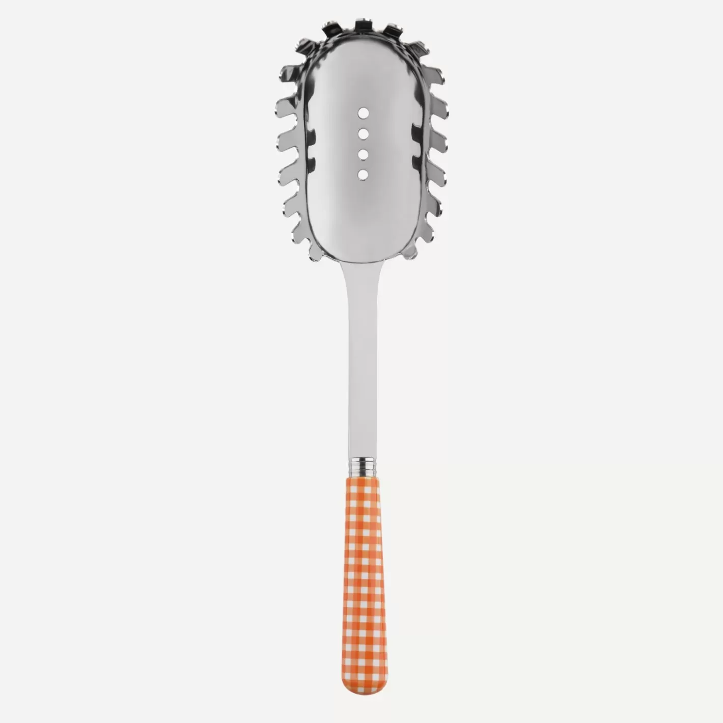 Sabre Paris Spaghetti Spoon>Gingham, Orange