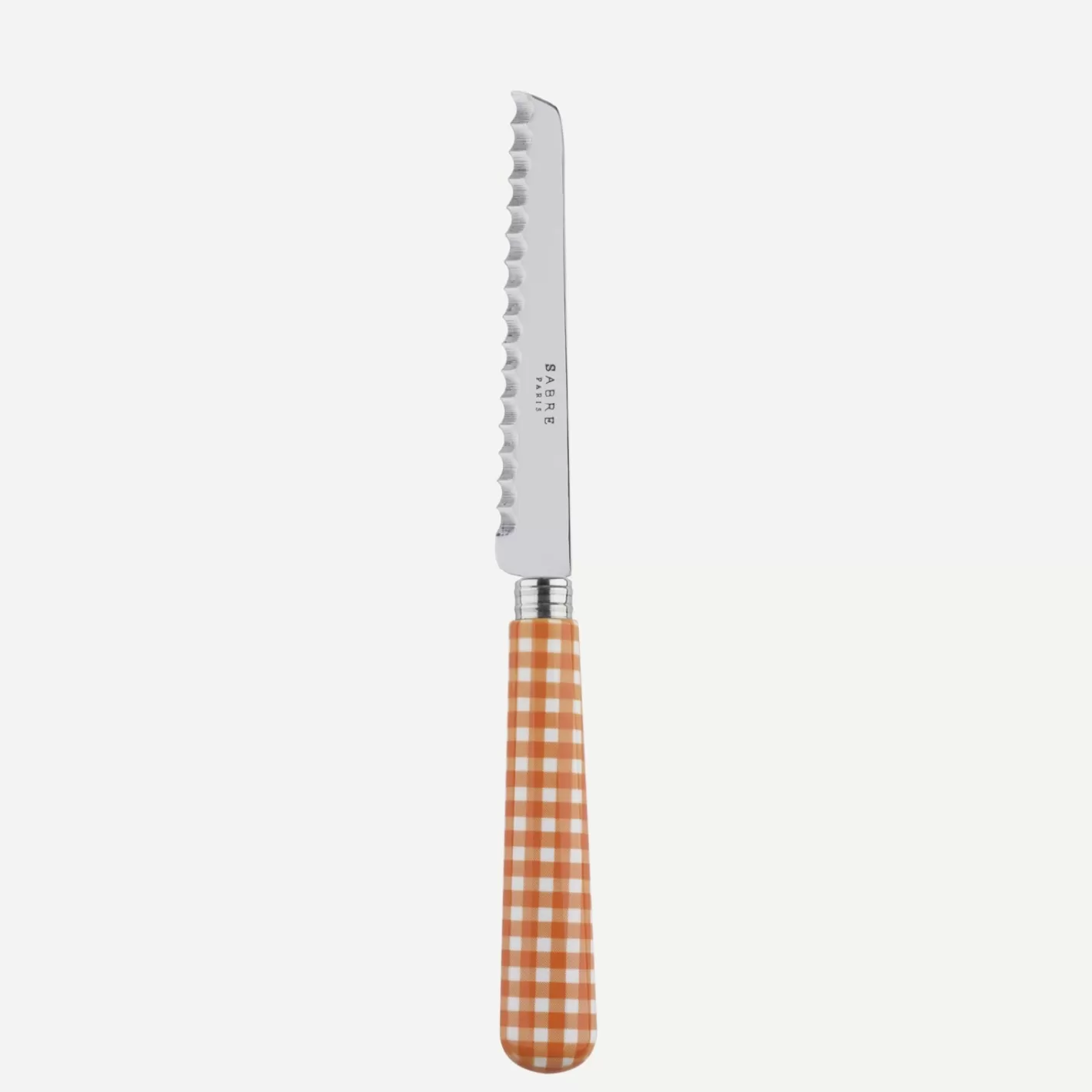 Sabre Paris Tomato Knife>Gingham, Orange