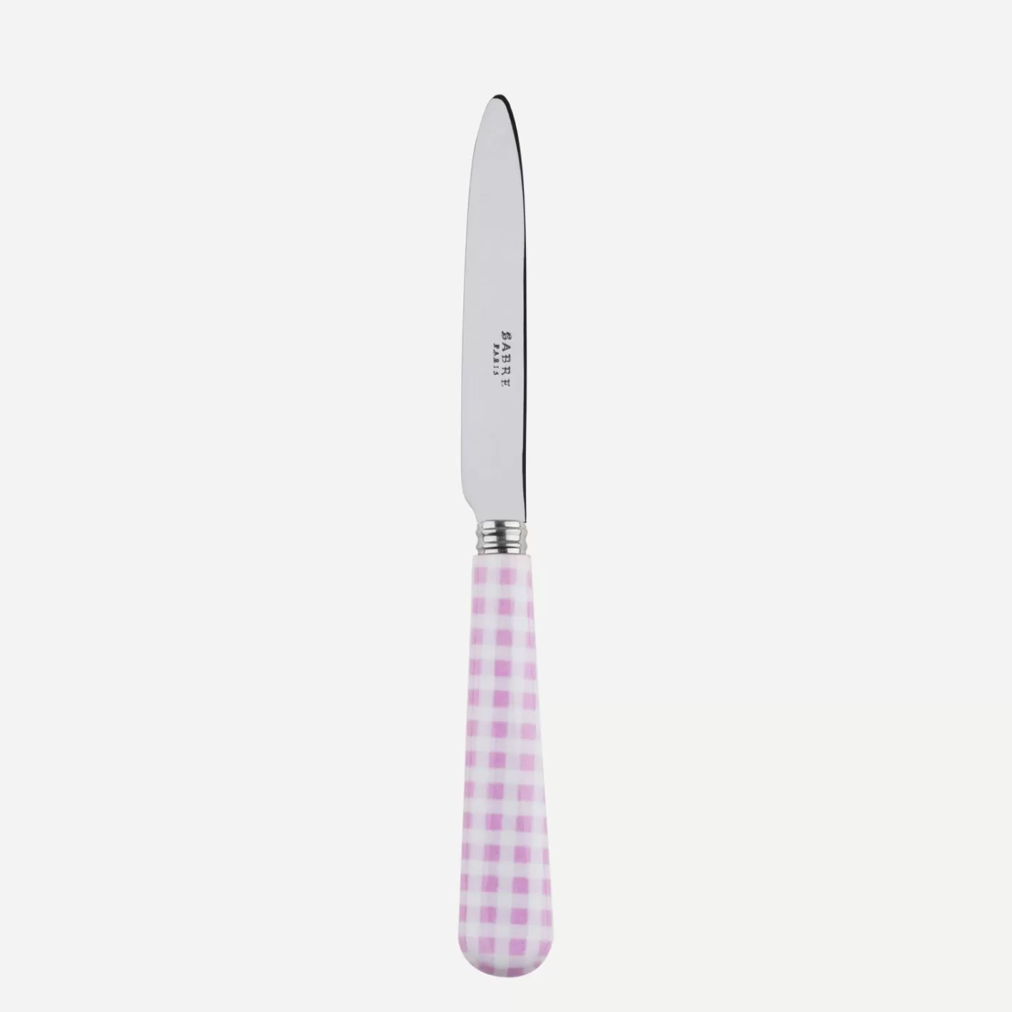 Sabre Paris Dessert Knife>Gingham, Pink